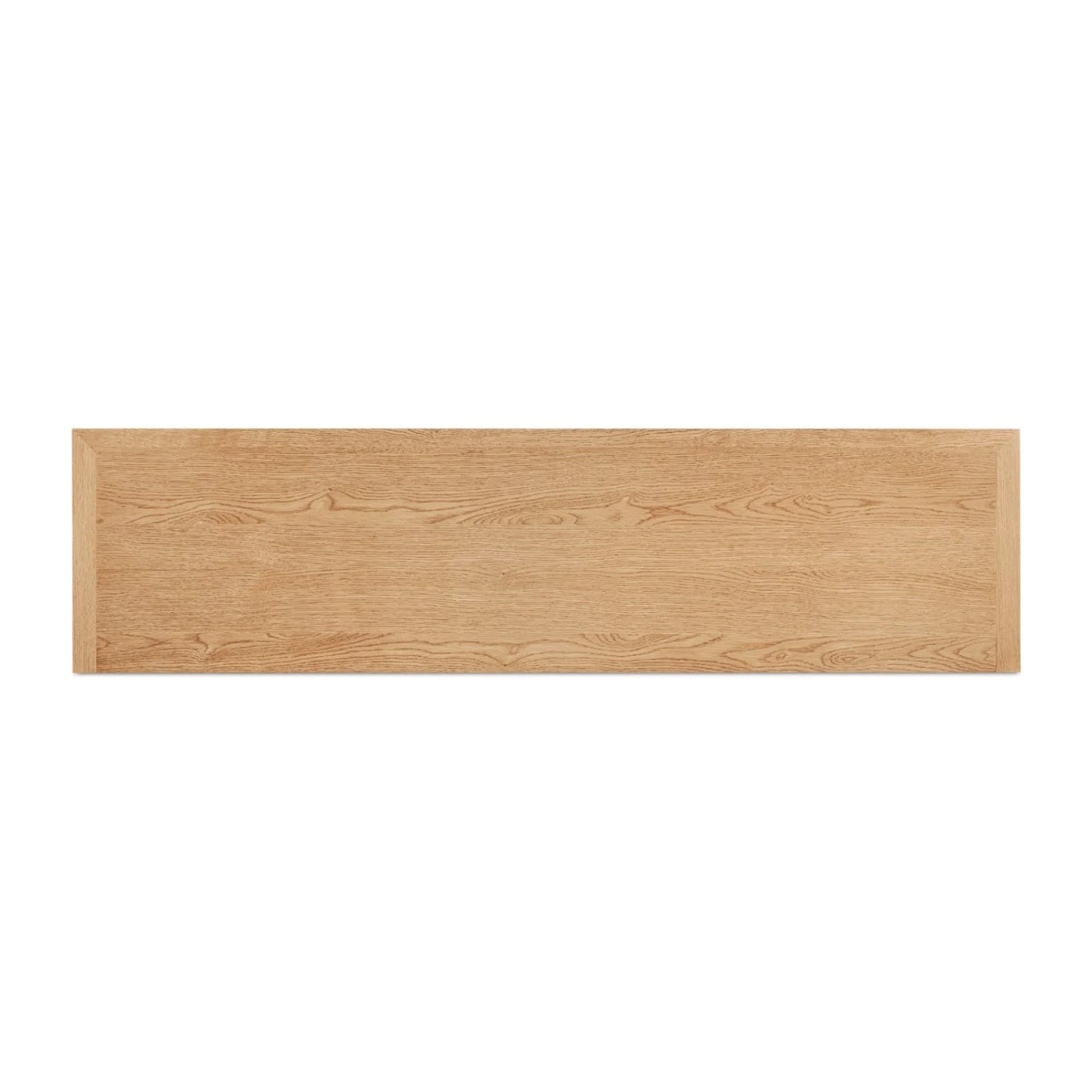 Luxury Natural Oak 4-Door Sideboard European Style for Villa