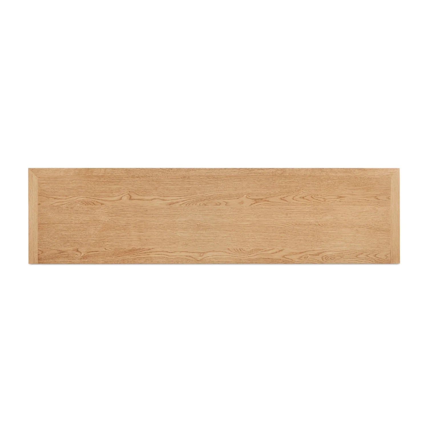 Luxury Natural Oak 4-Door Sideboard European Style for Villa