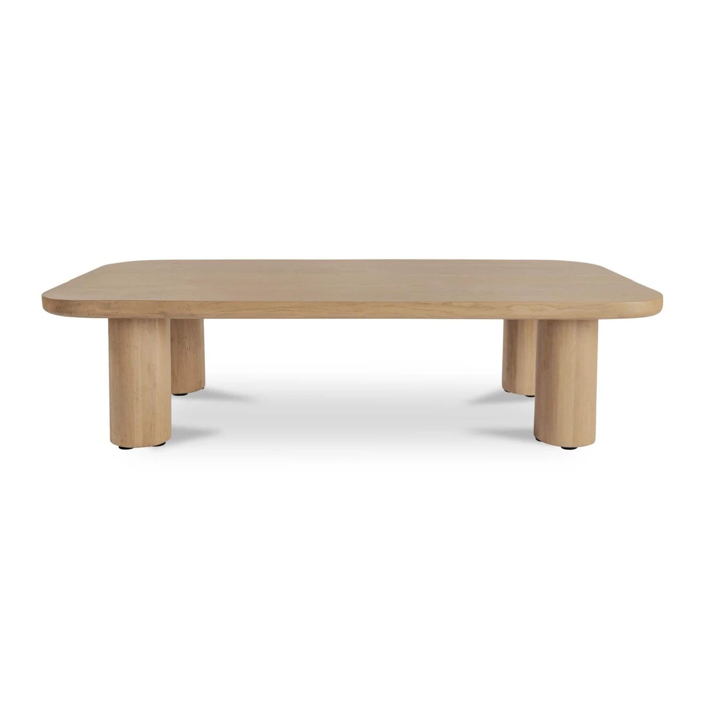 Luxury Natural Oak Coffee Table Modern Italian Style for Villa