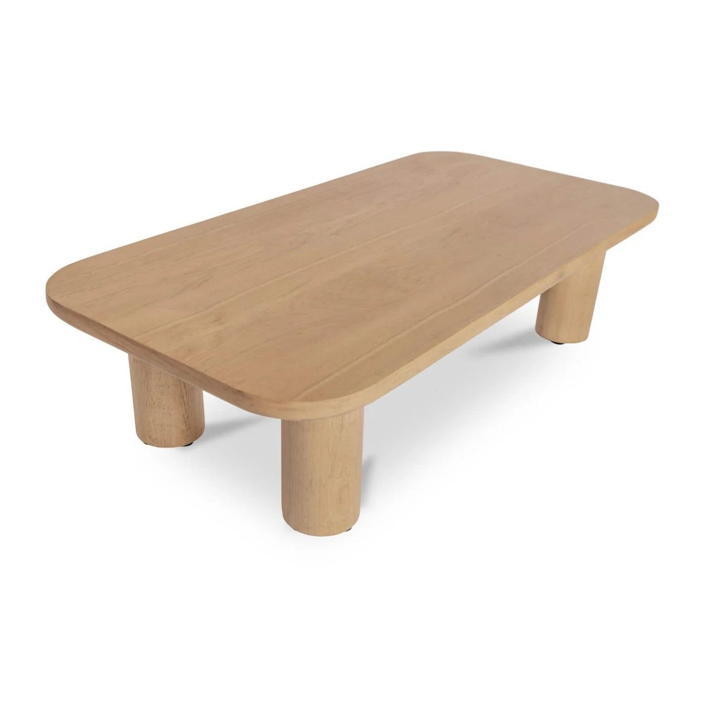 Luxury Natural Oak Coffee Table Modern Italian Style for Villa