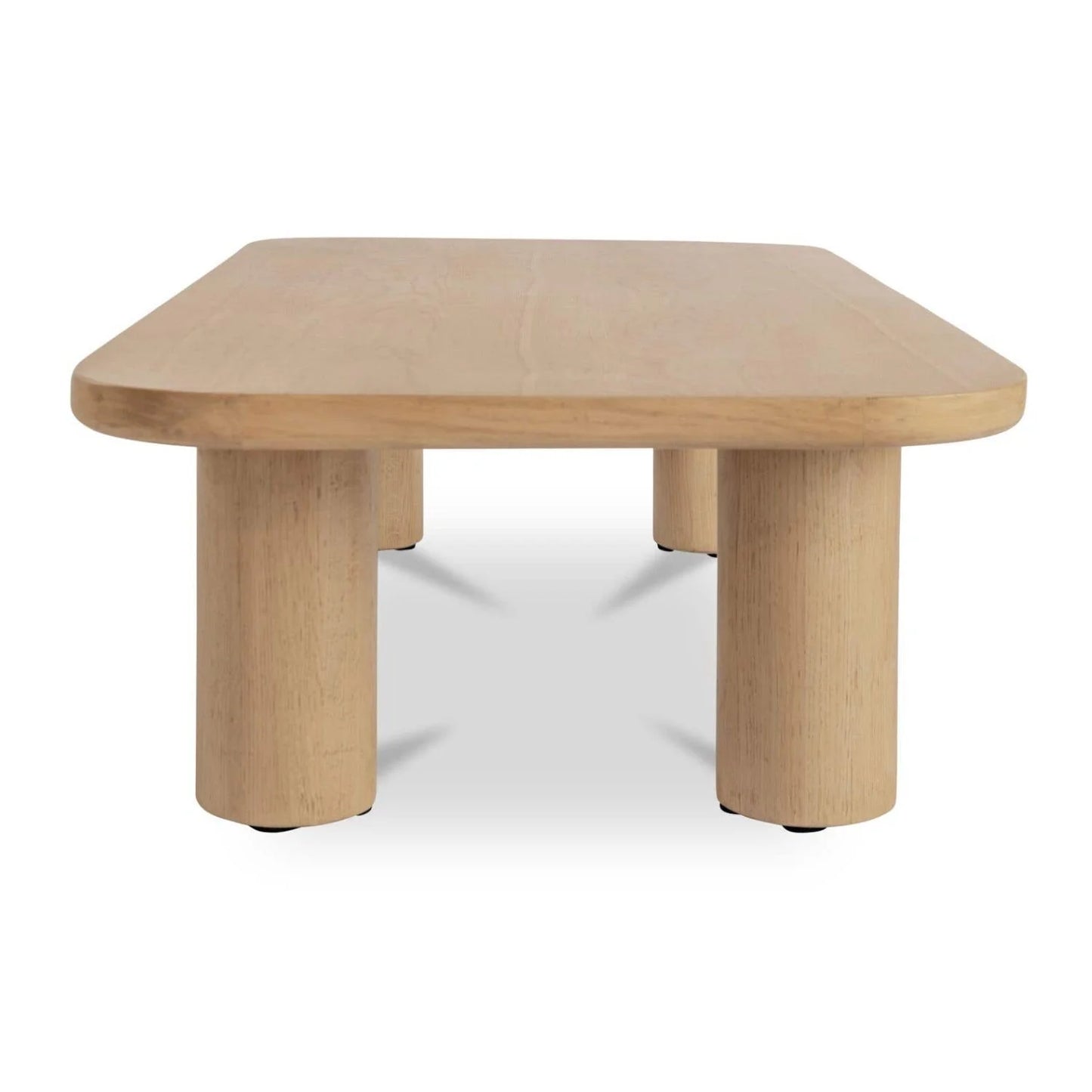 Luxury Natural Oak Coffee Table Modern Italian Style for Villa