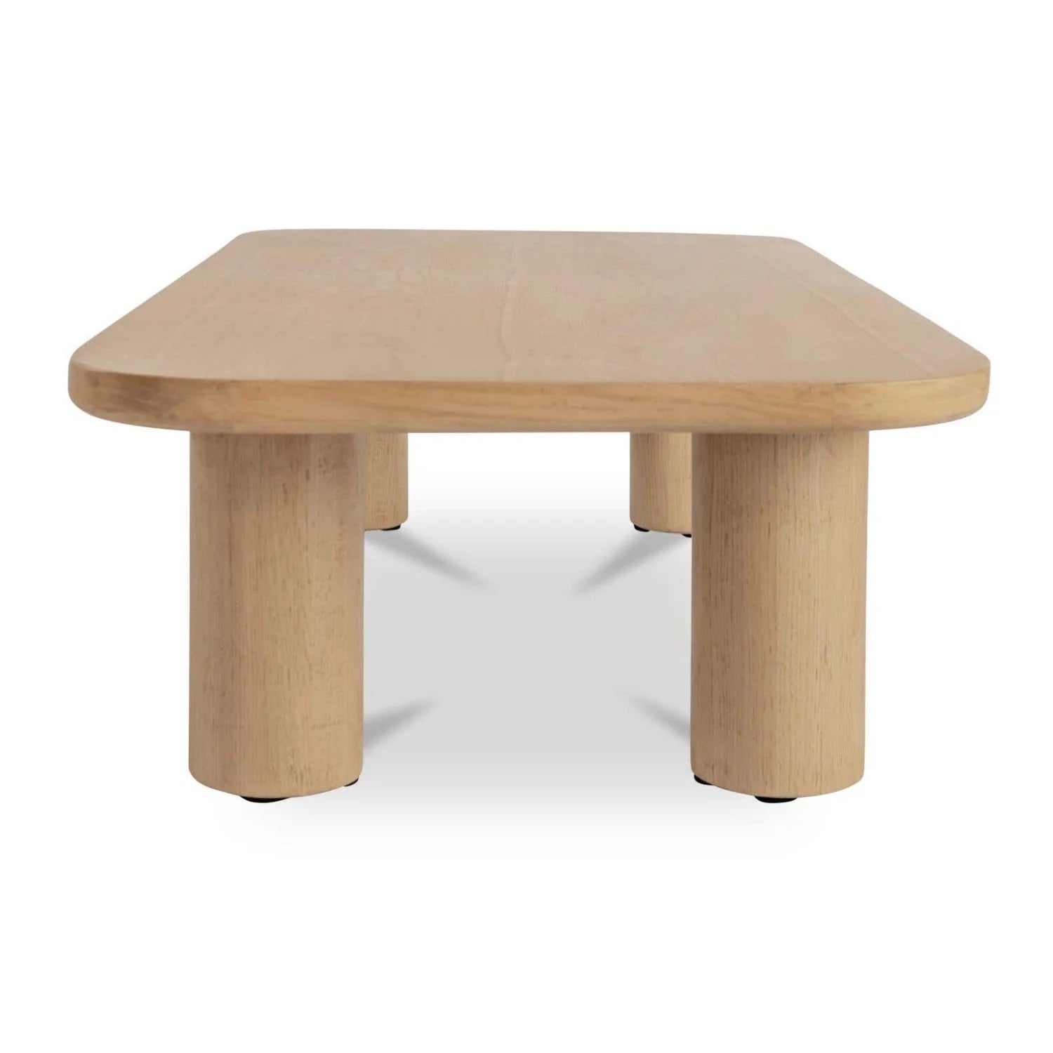 Luxury Natural Oak Coffee Table Modern Italian Style for Villa