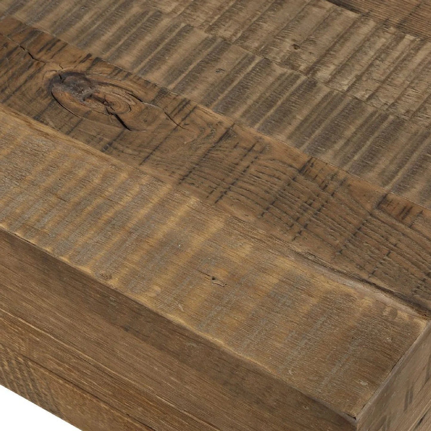 Luxury Natural Oak Coffee Table Modern Italian Style for Villa