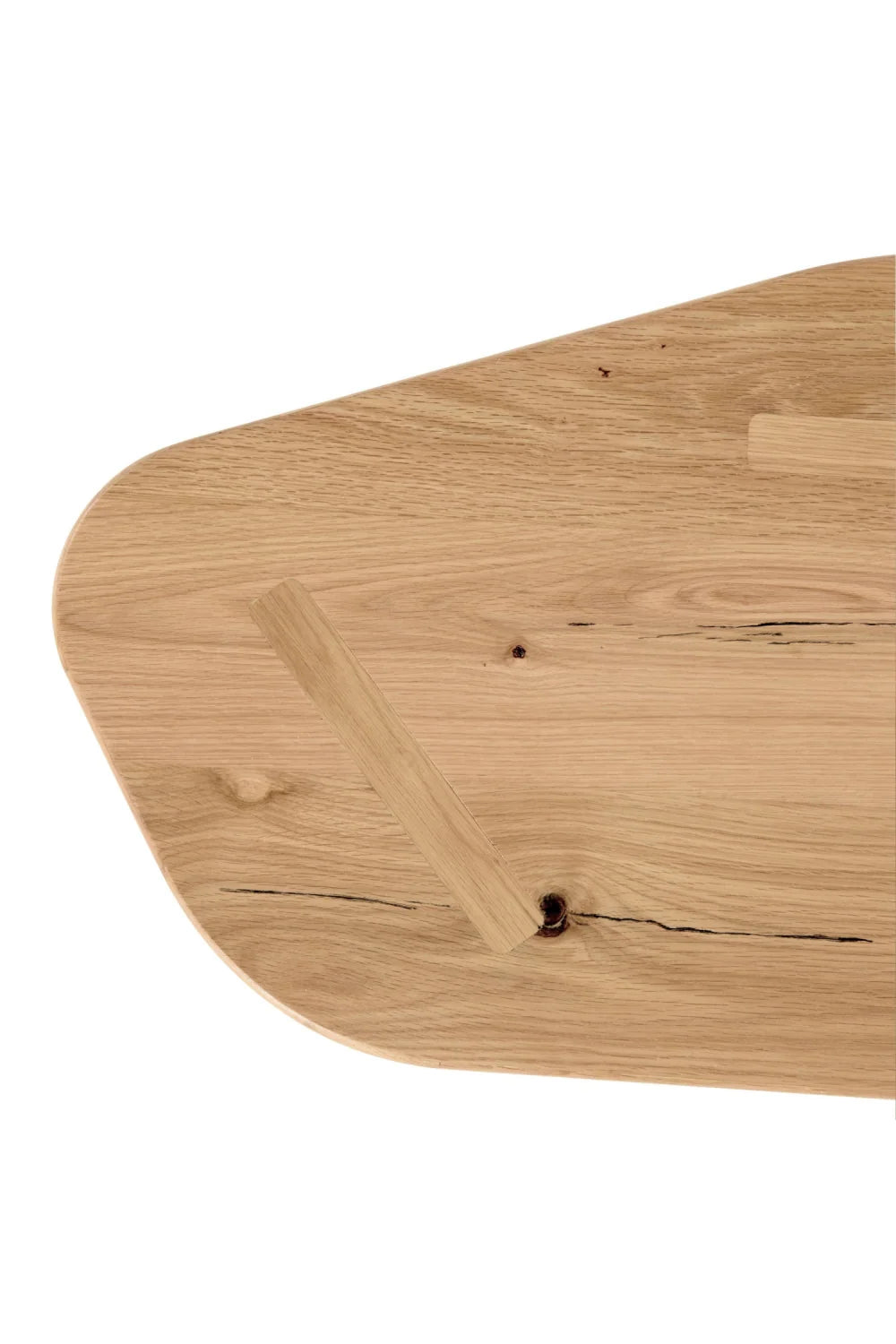 Luxury Natural Oak Coffee Table Set Modern Italian Style for Villa