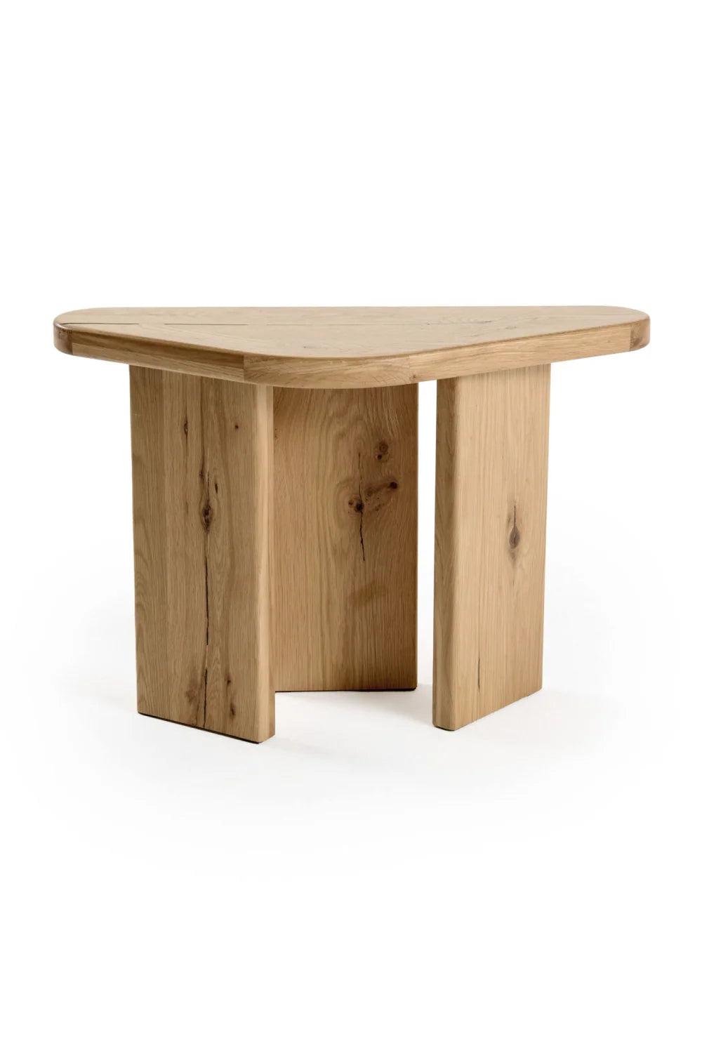 Luxury Natural Oak Coffee Table Set Modern Italian Style for Villa