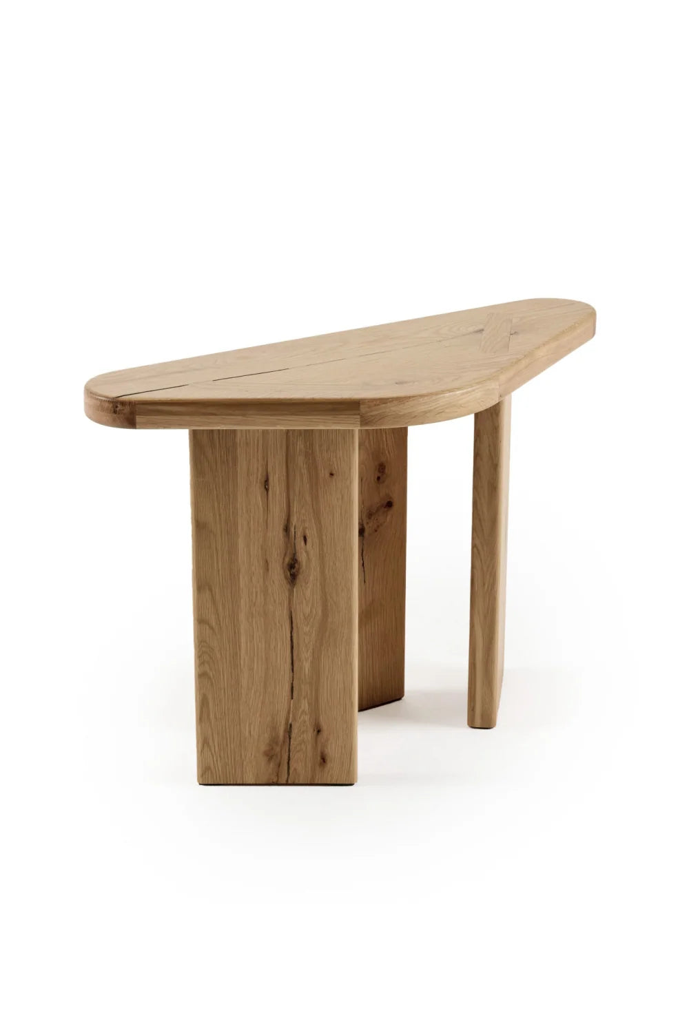 Luxury Natural Oak Coffee Table Set Modern Italian Style for Villa
