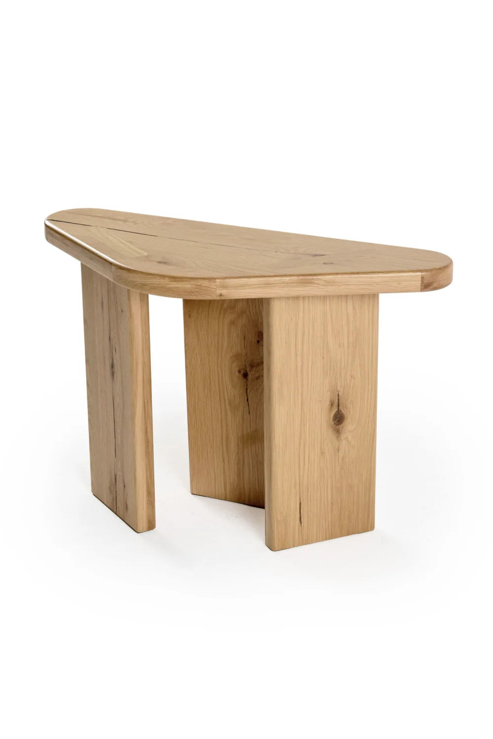 Luxury Natural Oak Coffee Table Set Modern Italian Style for Villa