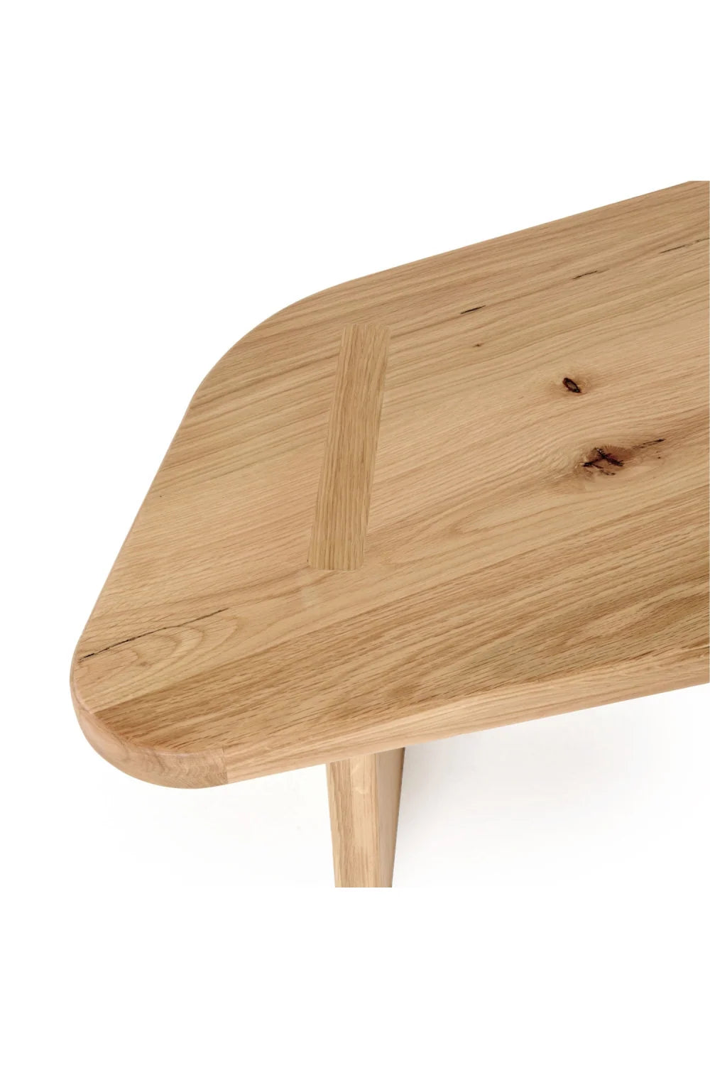 Luxury Natural Oak Coffee Table Set Modern Italian Style for Villa