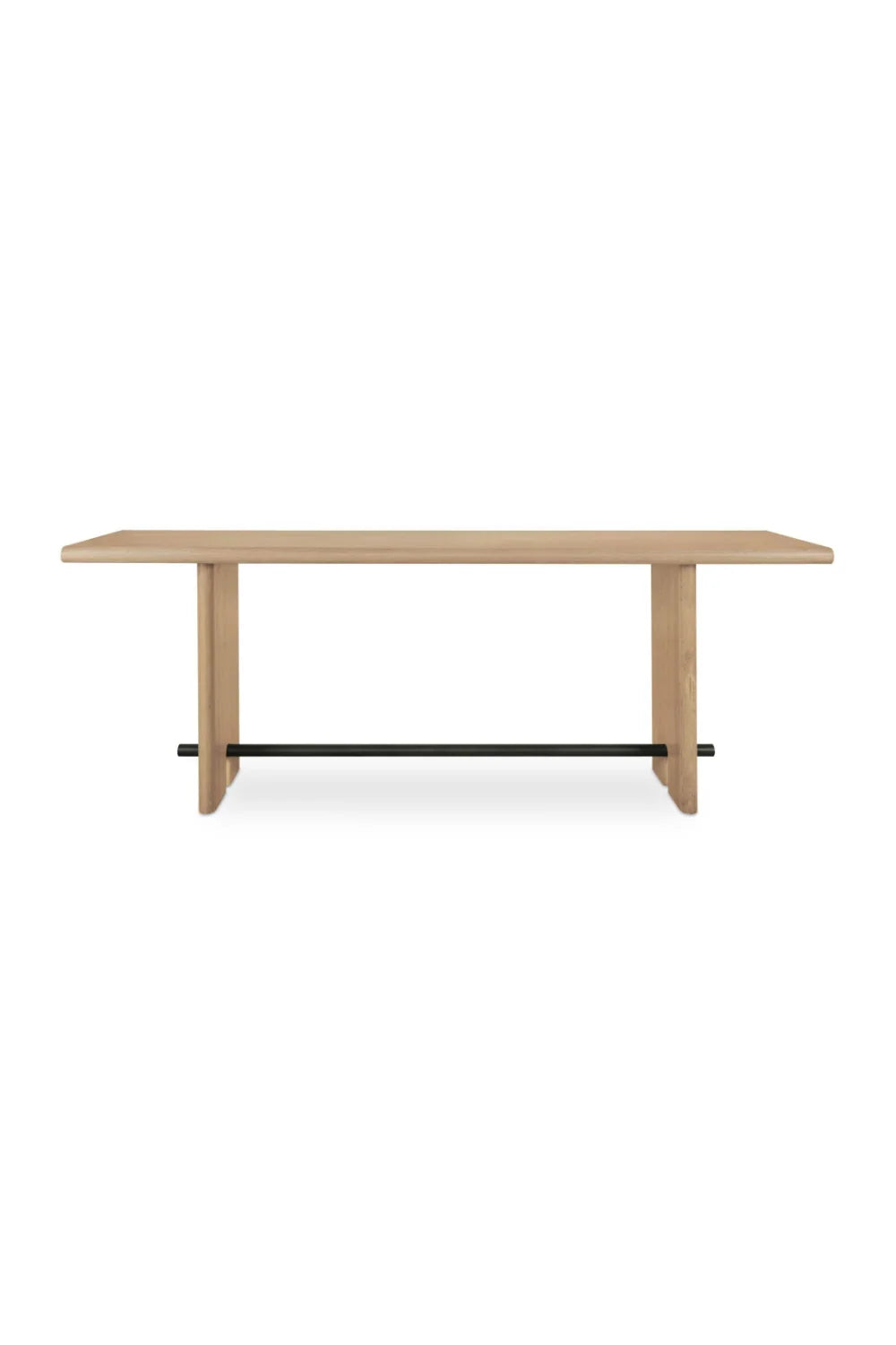 Luxury Natural Oak Console Table Modern Italian Style for Villa
