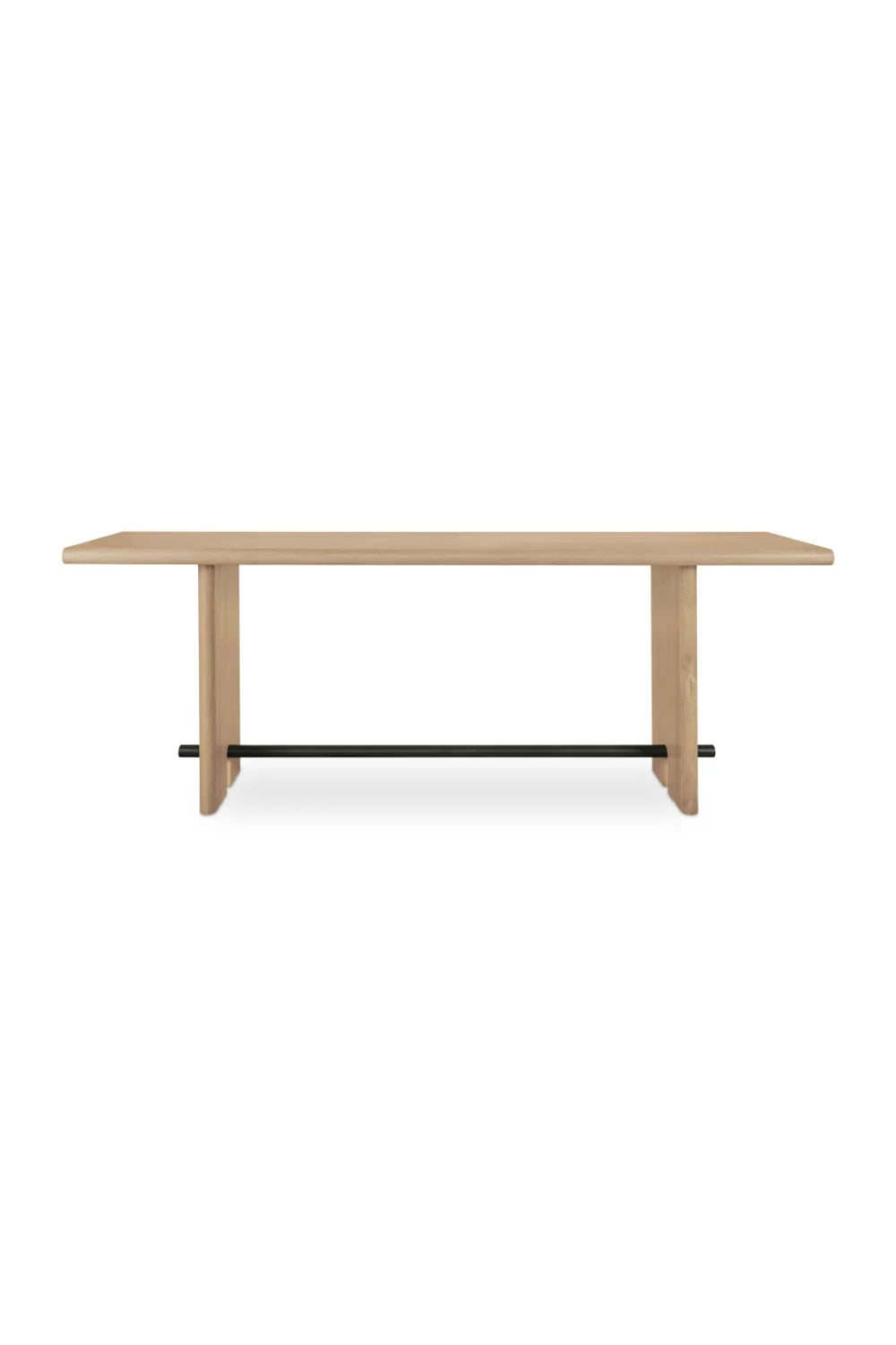 Luxury Natural Oak Console Table Modern Italian Style for Villa