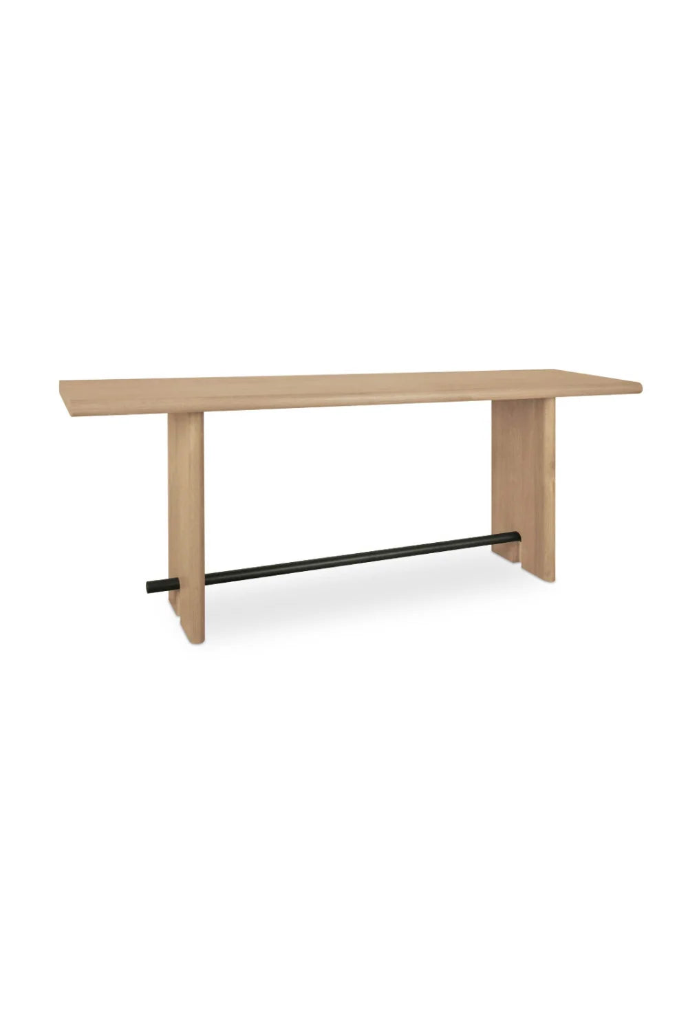 Luxury Natural Oak Console Table Modern Italian Style for Villa