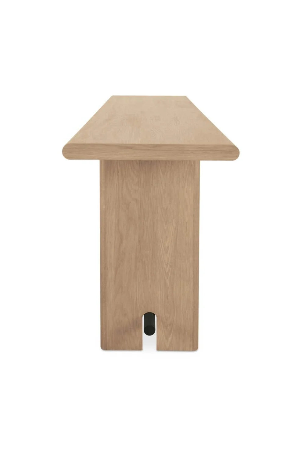 Luxury Natural Oak Console Table Modern Italian Style for Villa