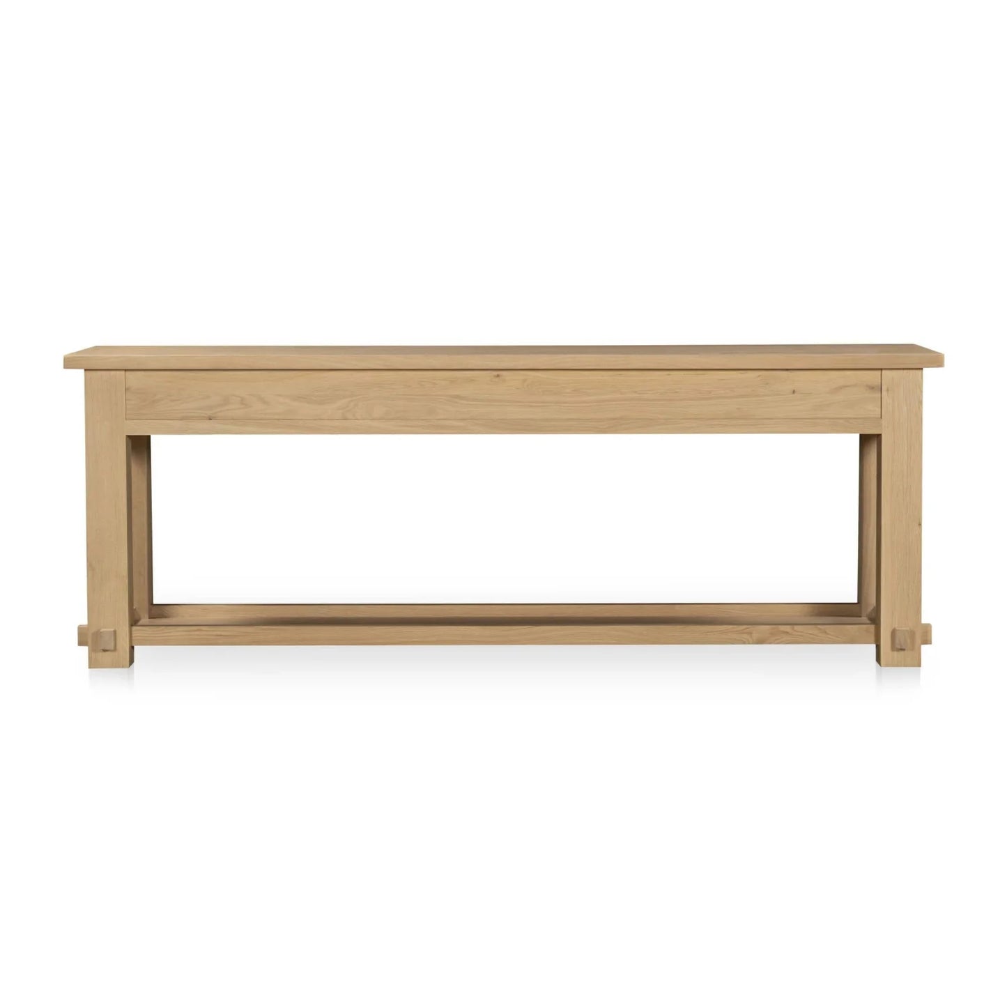Luxury Natural Oak Console Table Modern Italian Style for Villa