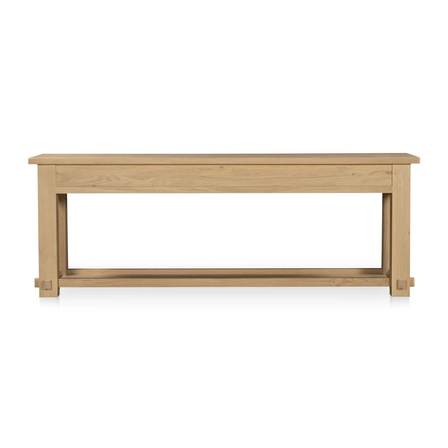Luxury Natural Oak Console Table Modern Italian Style for Villa
