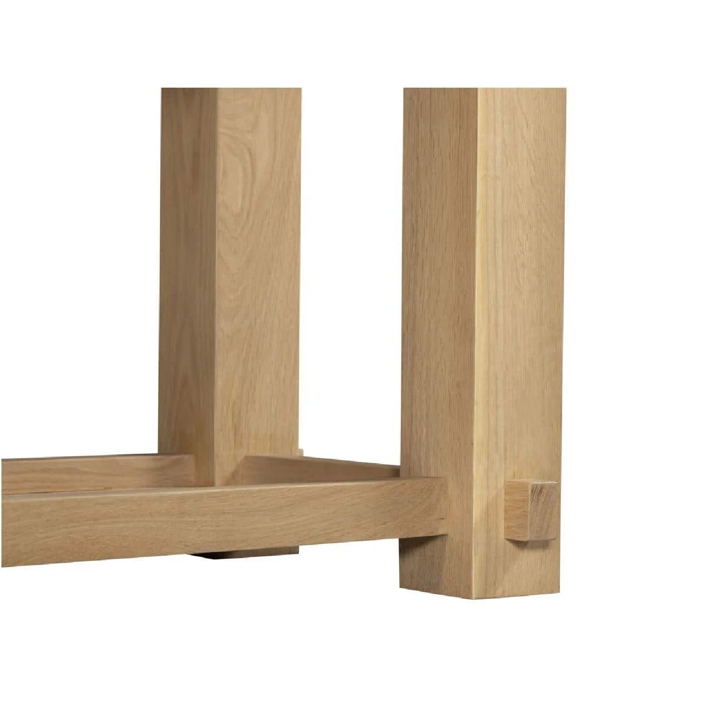Luxury Natural Oak Console Table Modern Italian Style for Villa