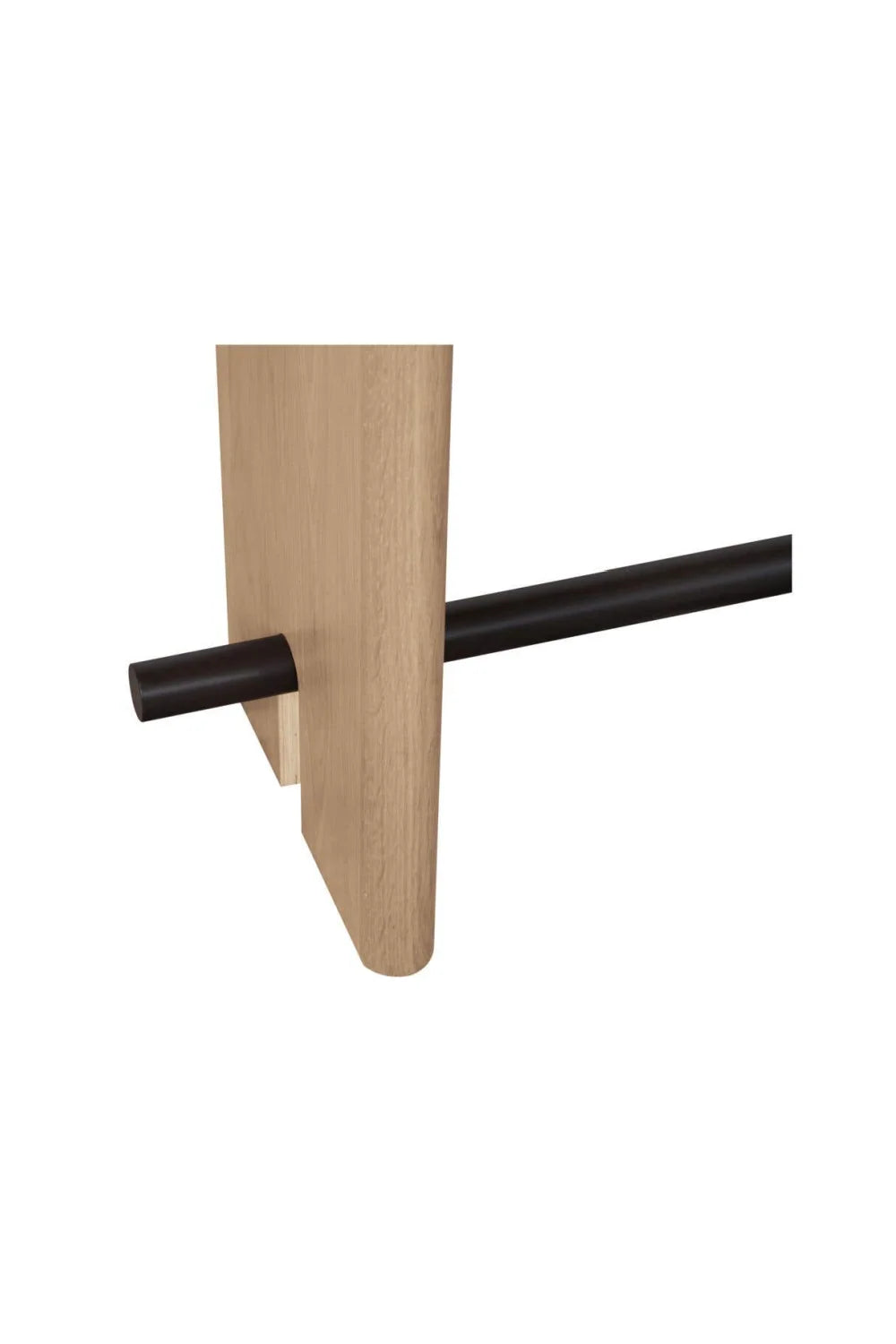 Luxury Natural Oak Console Table Modern Italian Style for Villa