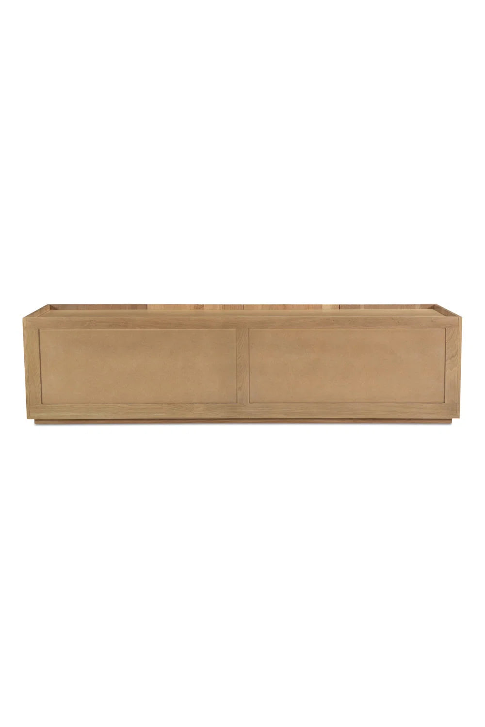 Luxury Natural Oak Media Cabinet Modern Italian Style for Villa