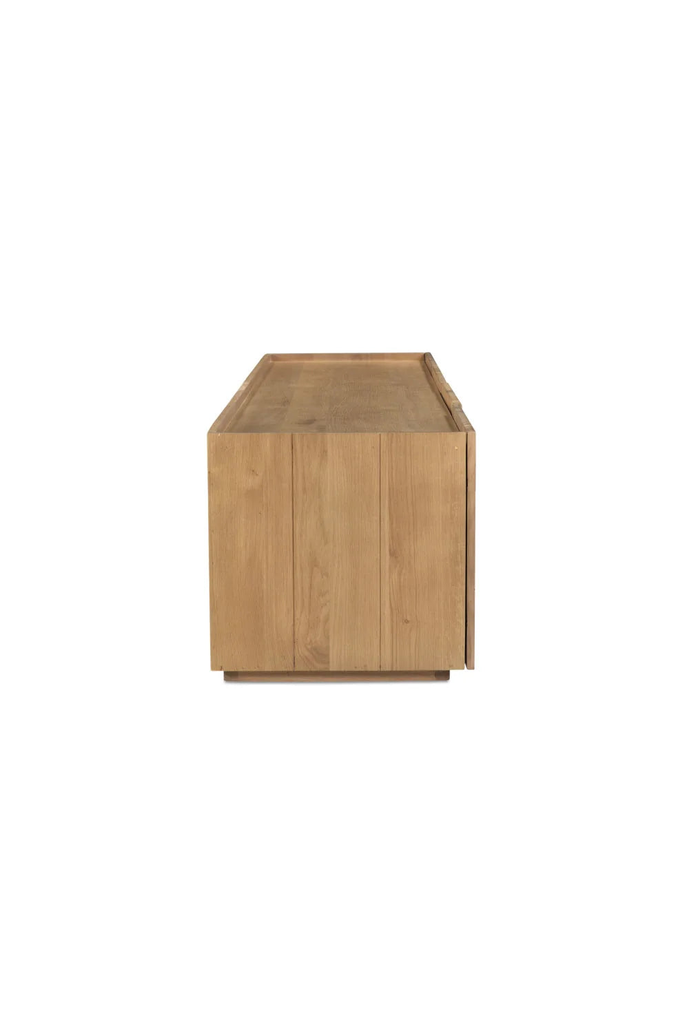 Luxury Natural Oak Media Cabinet Modern Italian Style for Villa