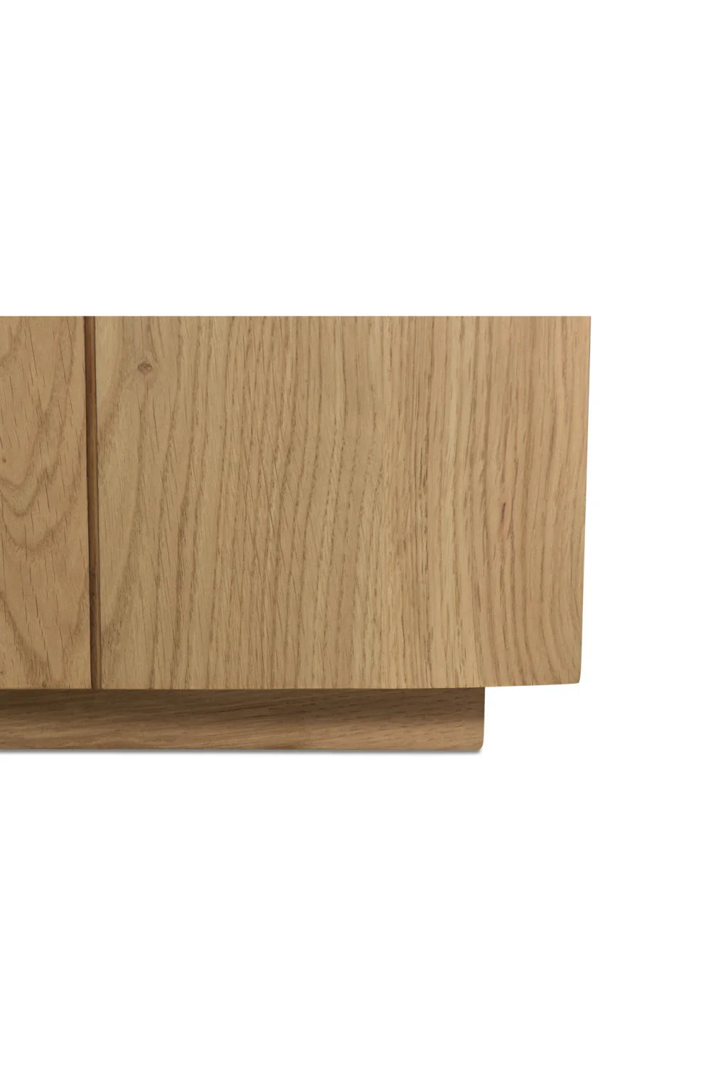 Luxury Natural Oak Media Cabinet Modern Italian Style for Villa