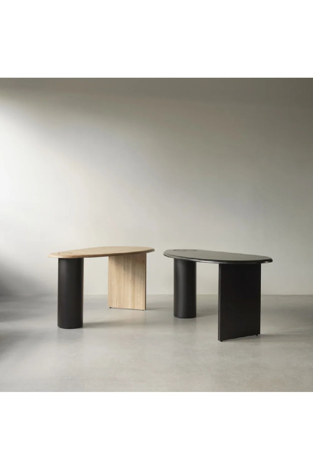 Luxury Natural Oak Modern Desk European Style for Villa
