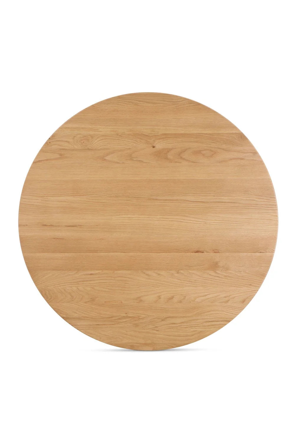 Luxury Natural Oak Round Dining Table Modern Italian Style for Villa