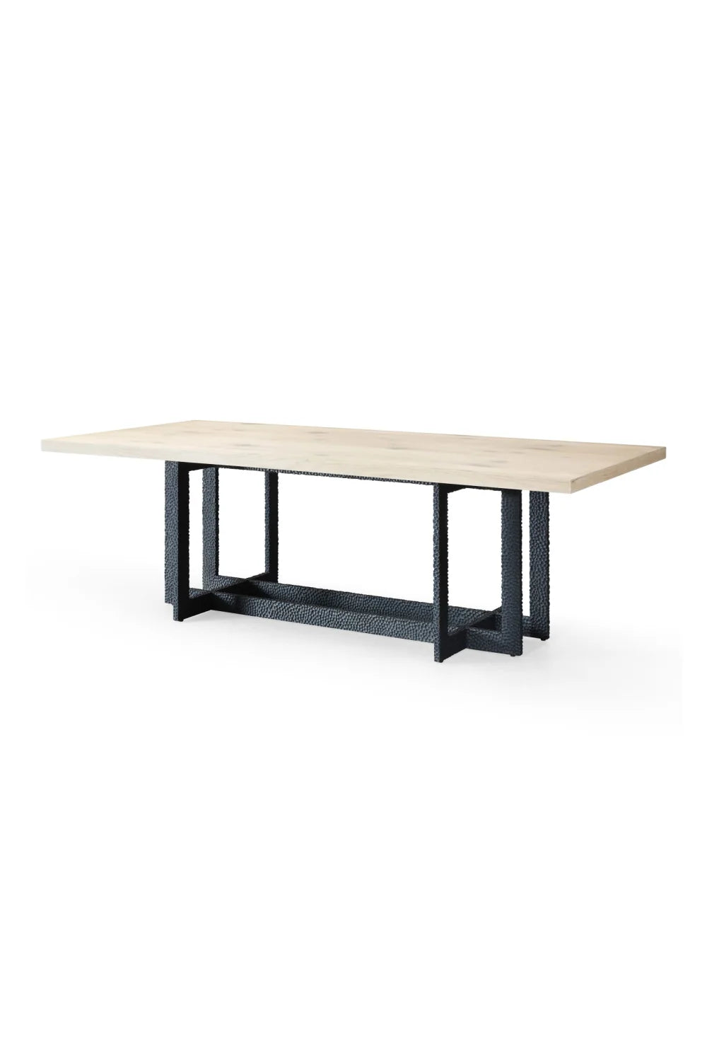 Luxury Natural Oak Veneer Dining Table Modern Italian Style for Villa