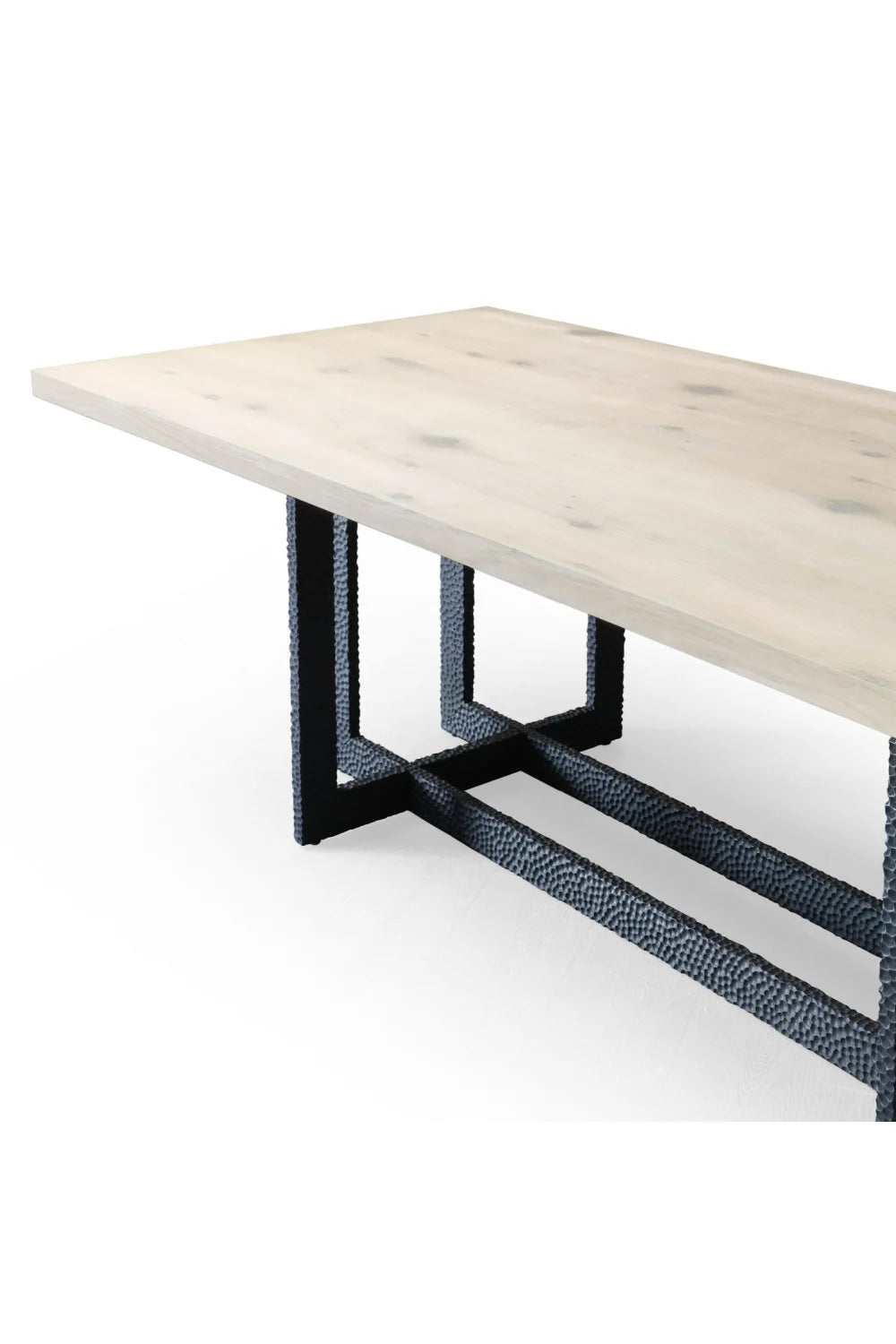 Luxury Natural Oak Veneer Dining Table Modern Italian Style for Villa