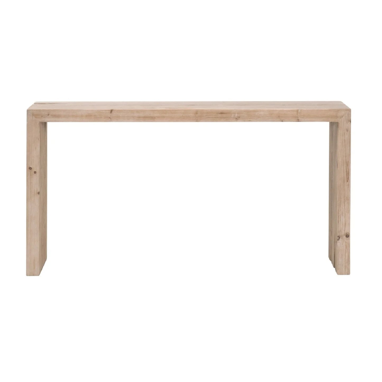 Luxury Natural Pine Wood Console Table Modern Italian Style for Villa