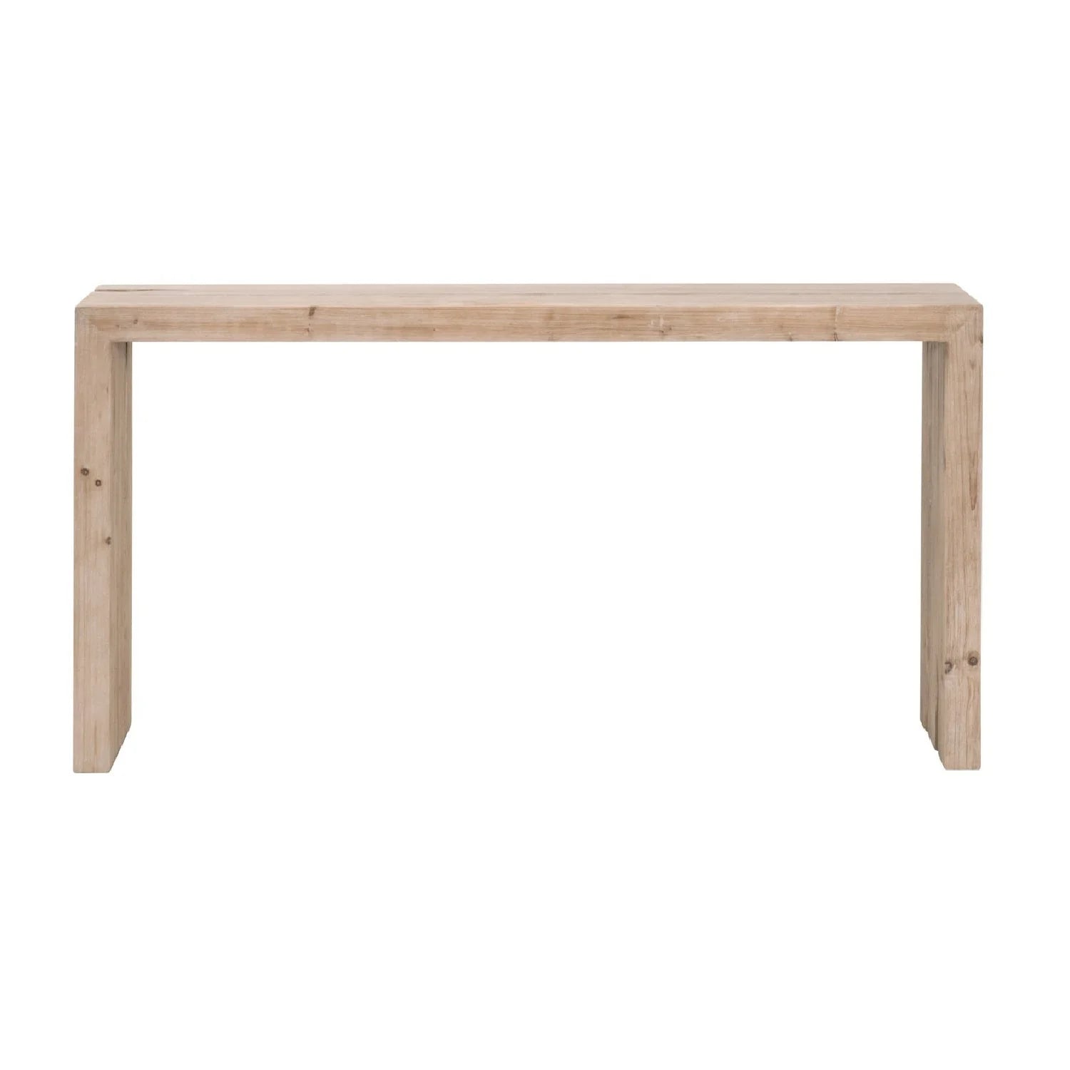 Luxury Natural Pine Wood Console Table Modern Italian Style for Villa