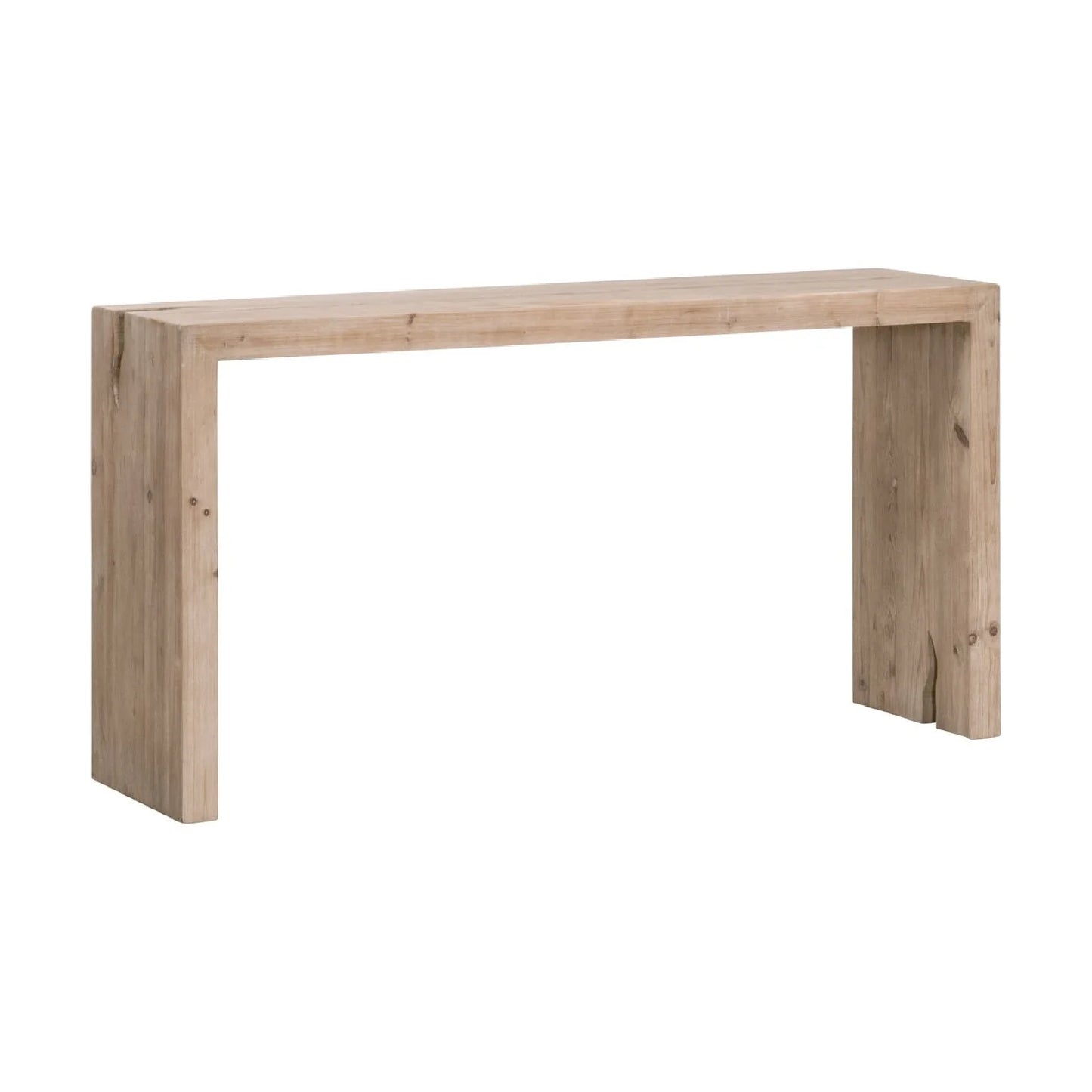 Luxury Natural Pine Wood Console Table Modern Italian Style for Villa
