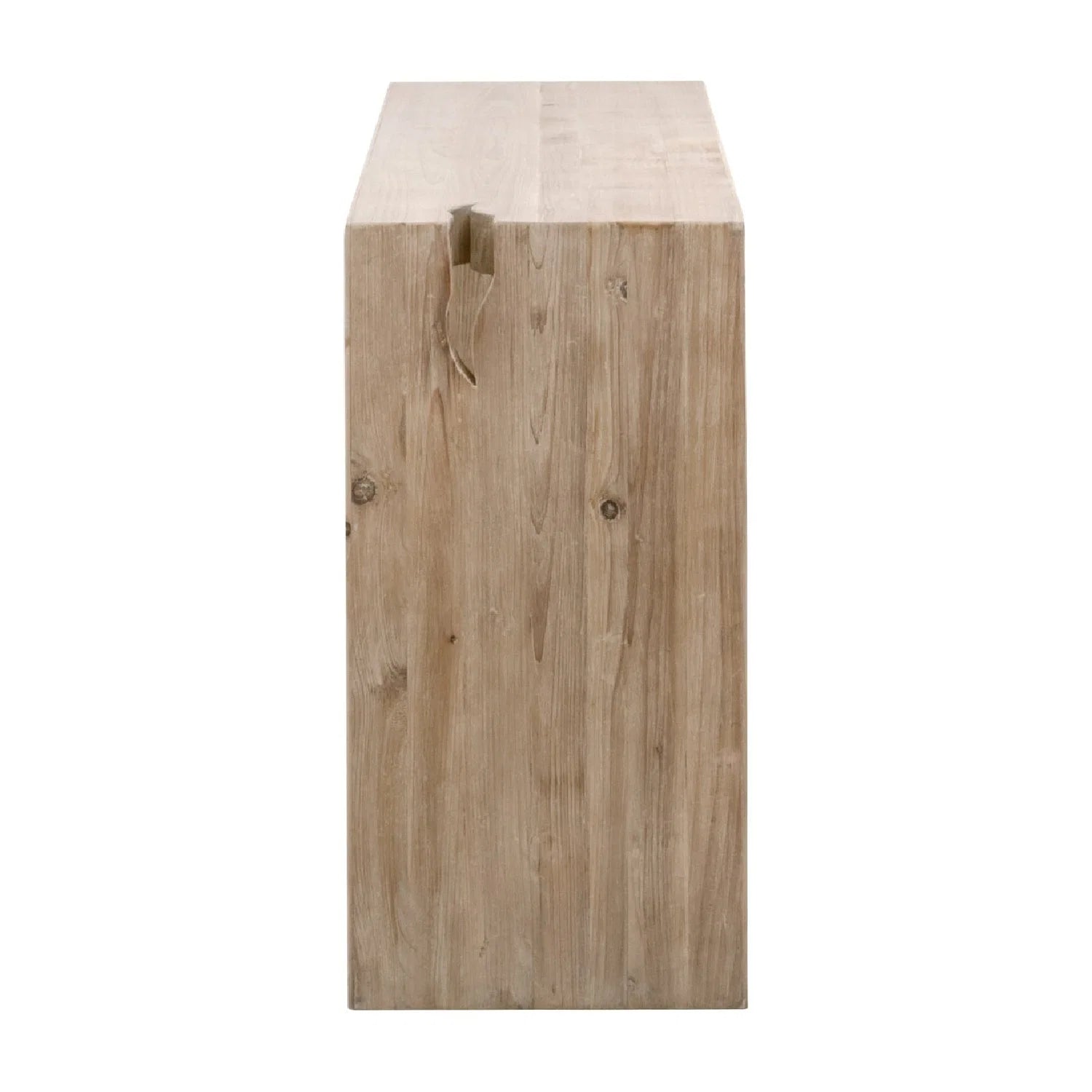 Luxury Natural Pine Wood Console Table Modern Italian Style for Villa