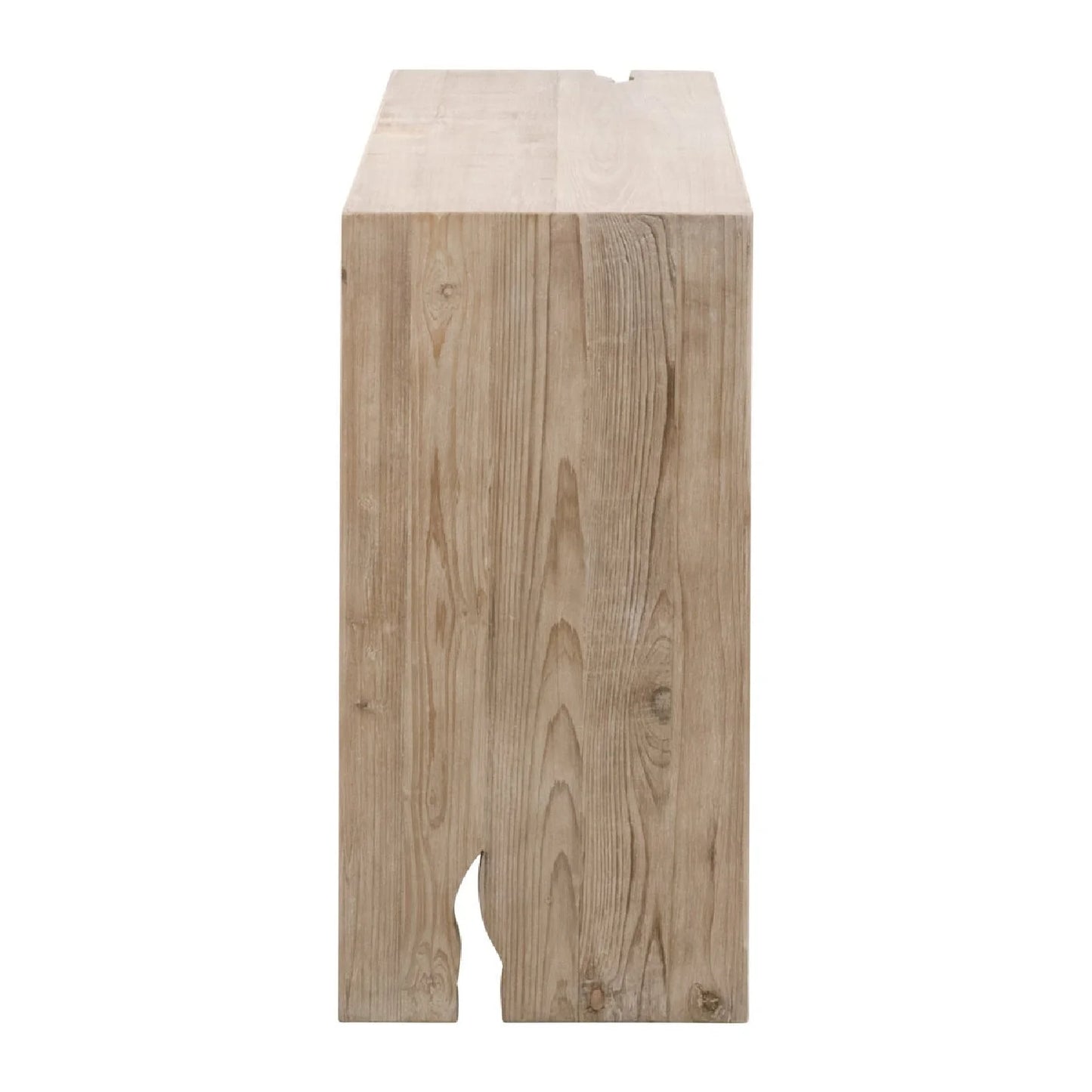 Luxury Natural Pine Wood Console Table Modern Italian Style for Villa