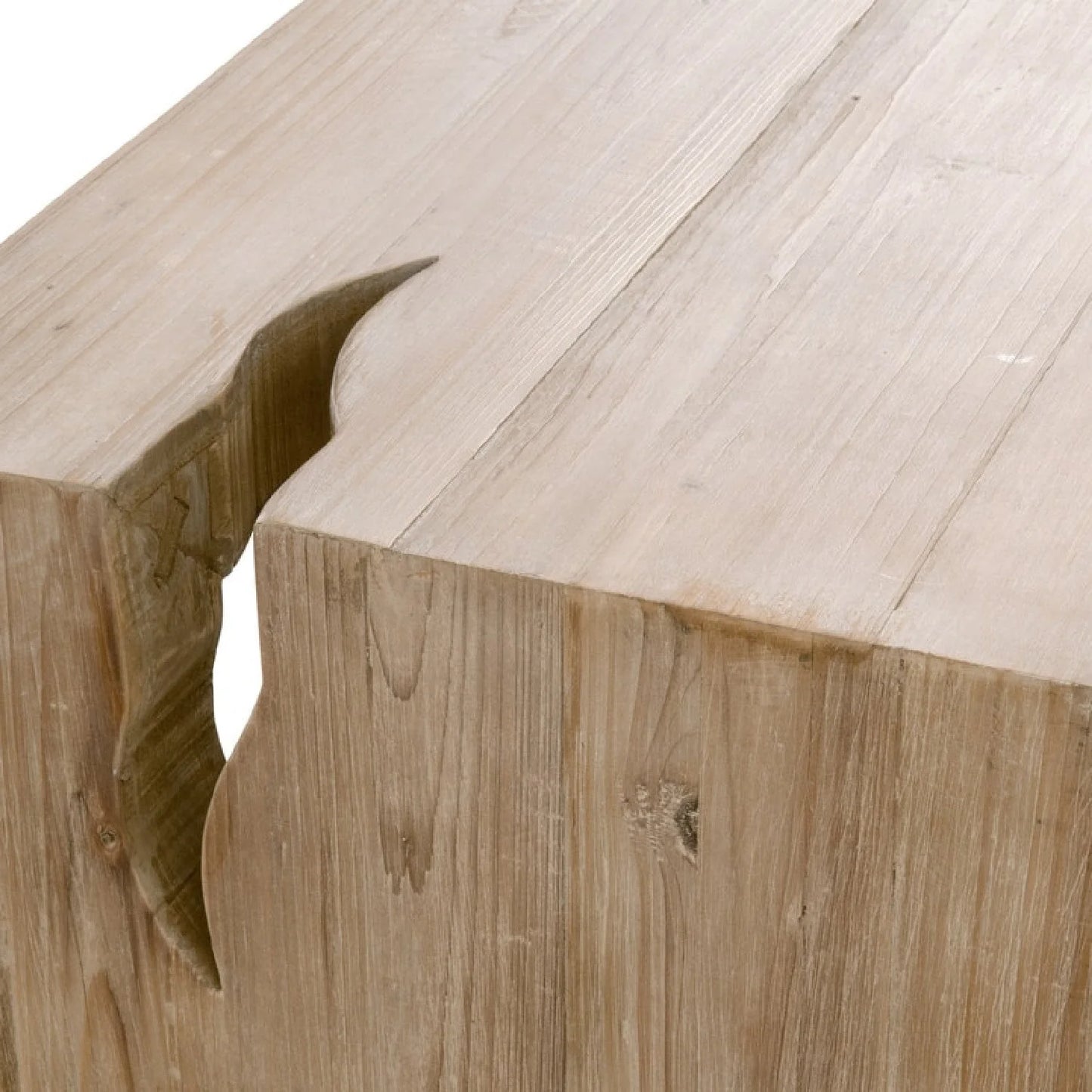 Luxury Natural Pine Wood Console Table Modern Italian Style for Villa