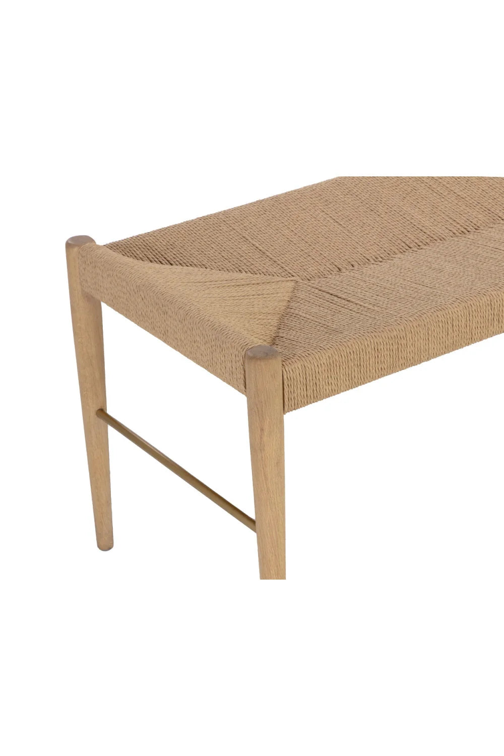 Luxury Natural Rope Bench European Style for Villa