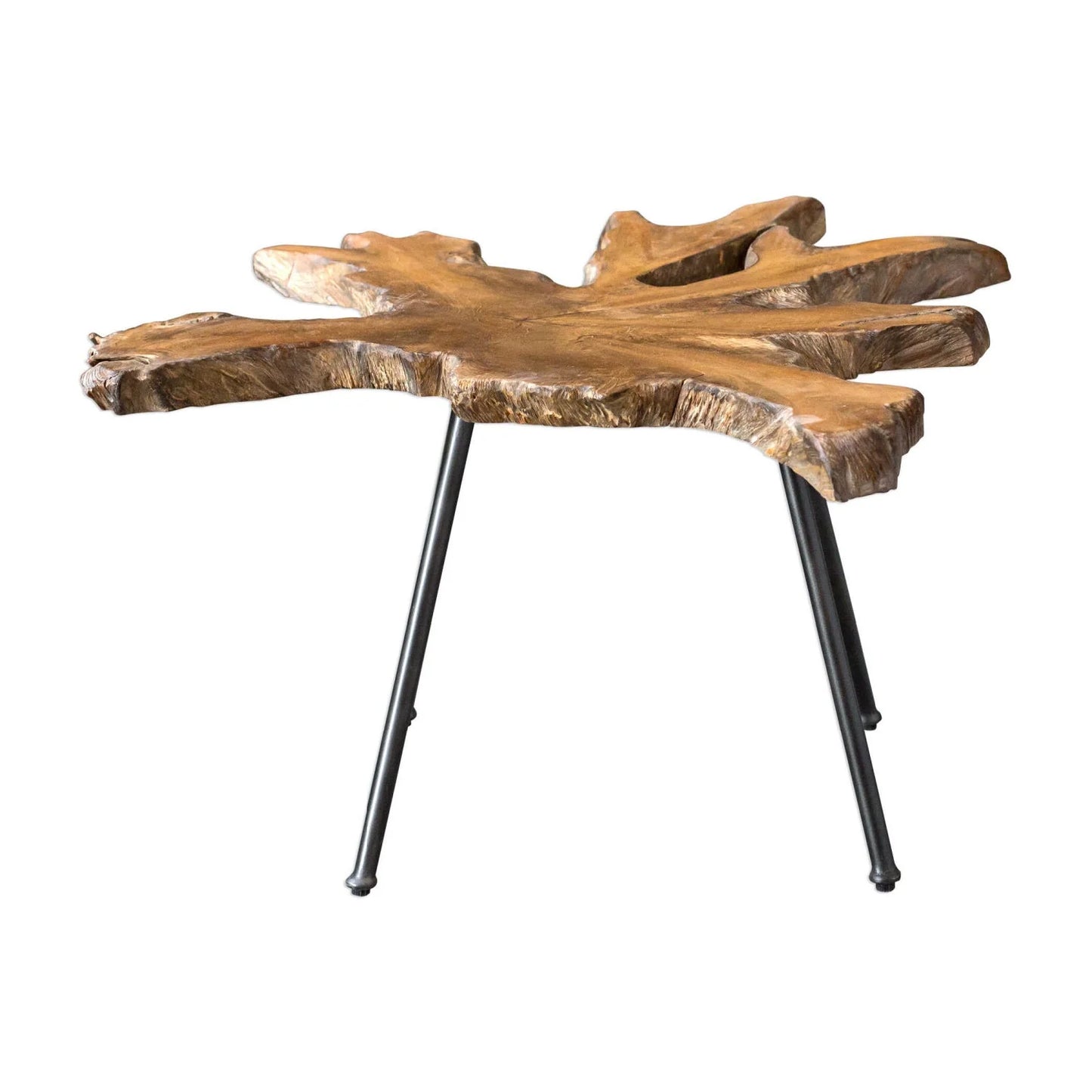Luxury Natural Teak Coffee Table Modern Italian Style for Villa