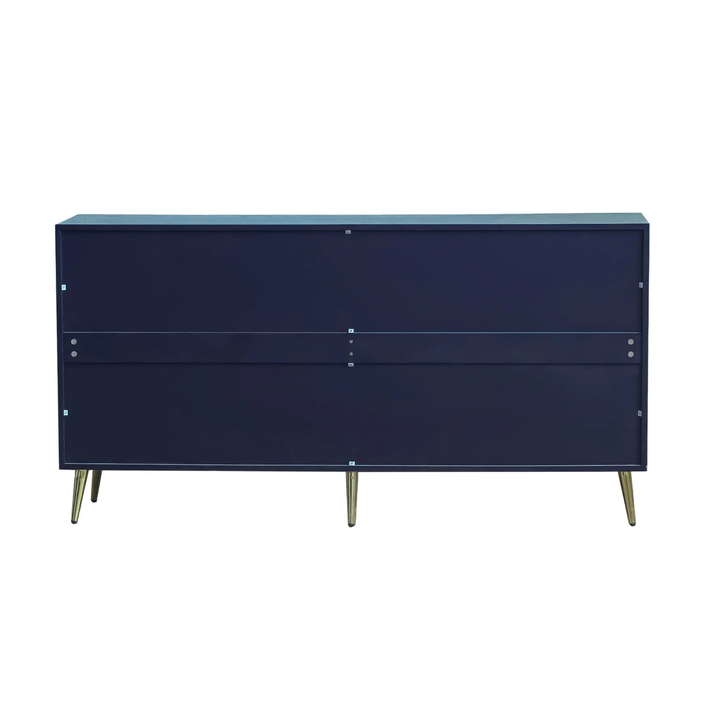 Luxury Navy Blue Wooden Sideboard European Style for Villa