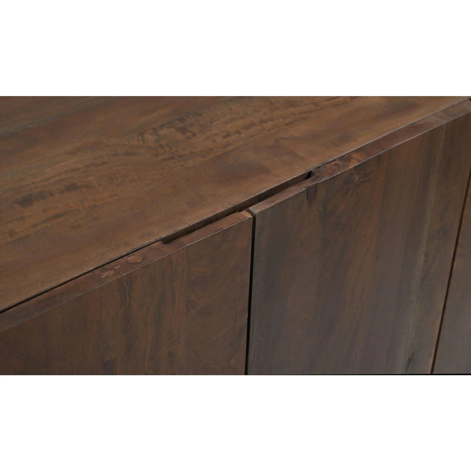 Luxury Neem Wood 6-Door Sideboard European Style for Villa
