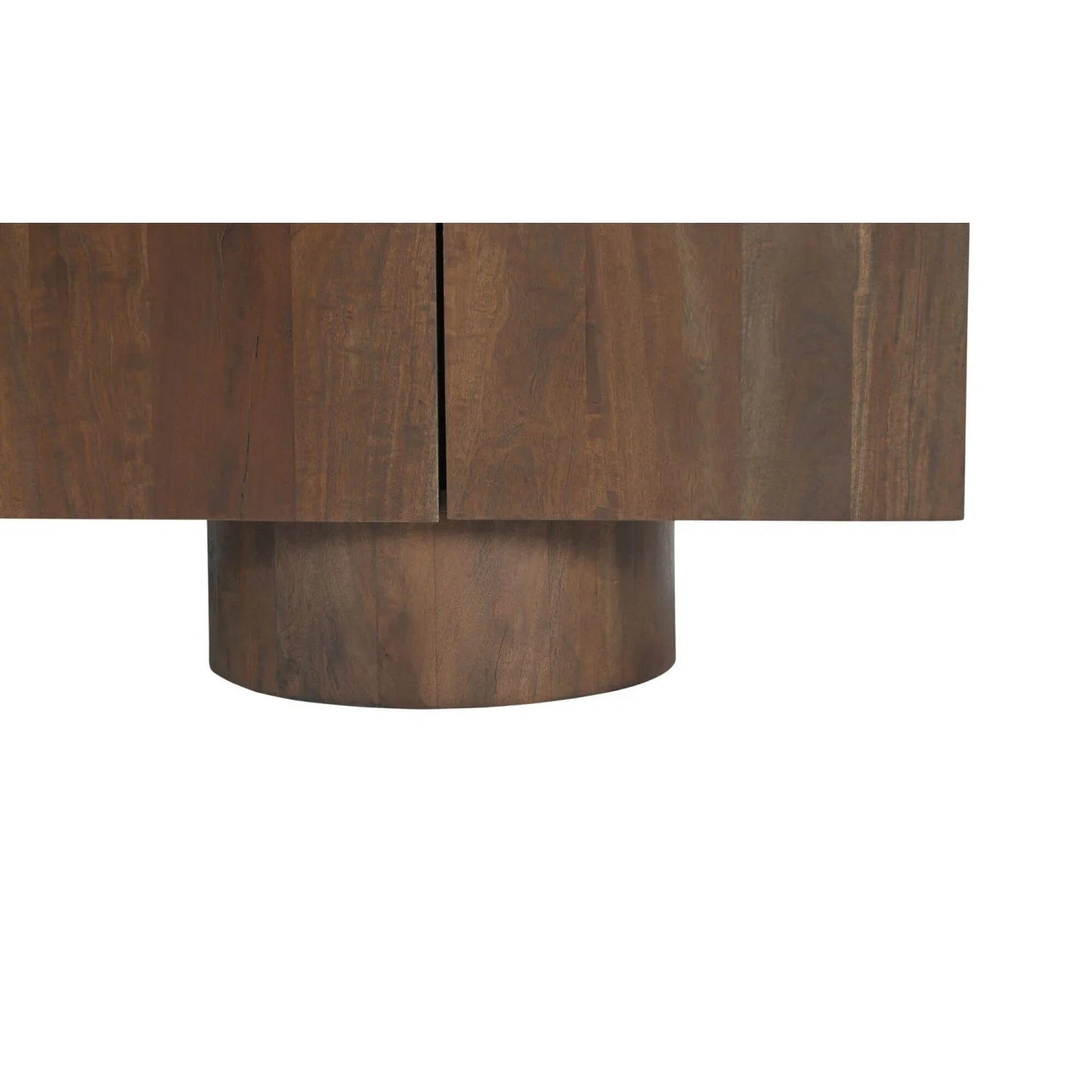 Luxury Neem Wood 6-Door Sideboard European Style for Villa