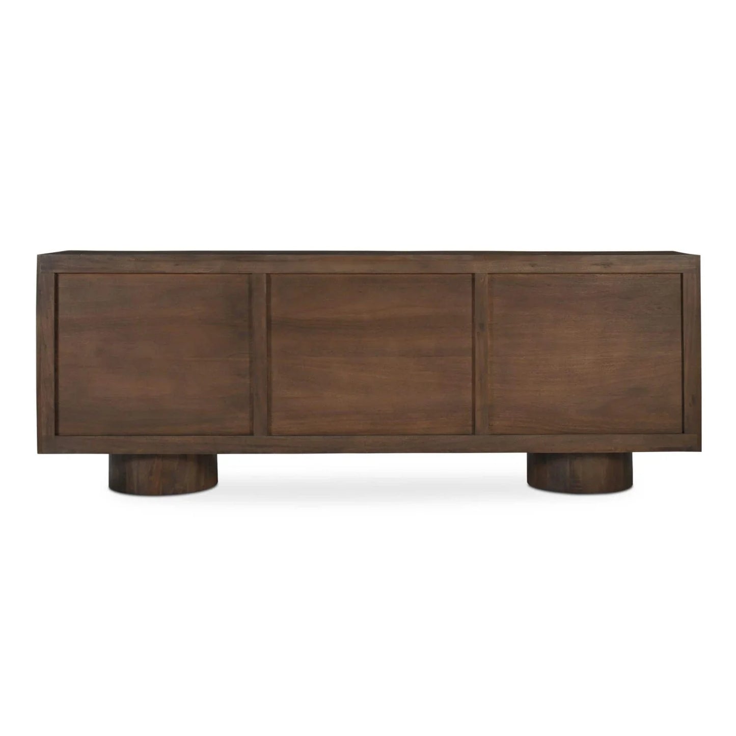 Luxury Neem Wood 6-Door Sideboard European Style for Villa