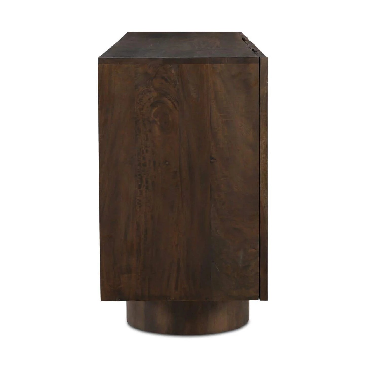 Luxury Neem Wood 6-Door Sideboard European Style for Villa