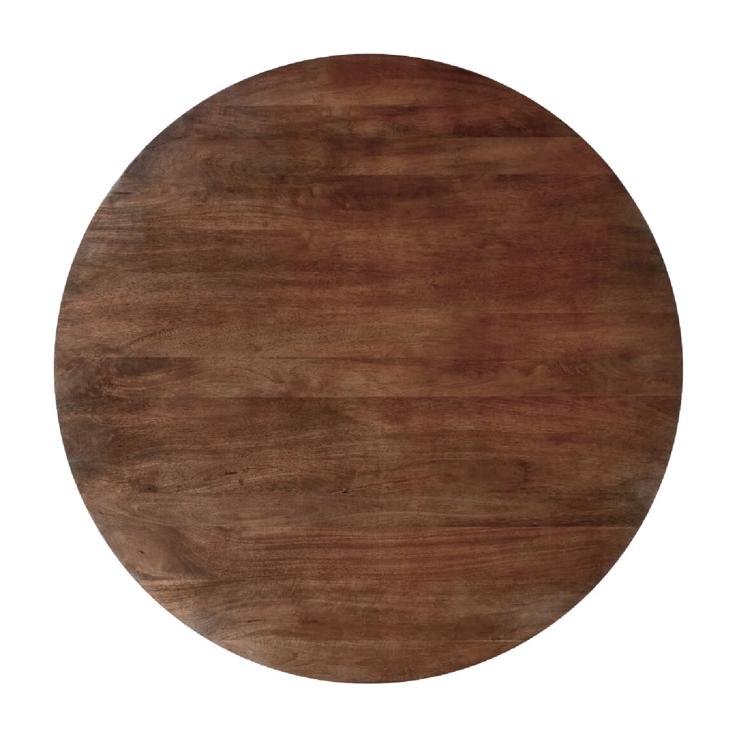 Luxury Nems Reeded Wood Round Dining Table Modern Italian Style for Villa