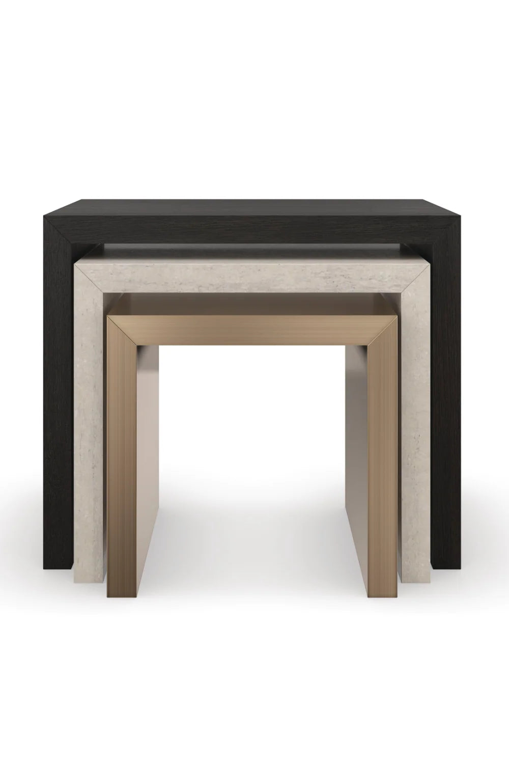 Luxury Nesting Coffee Table Modern Italian Style for Villa