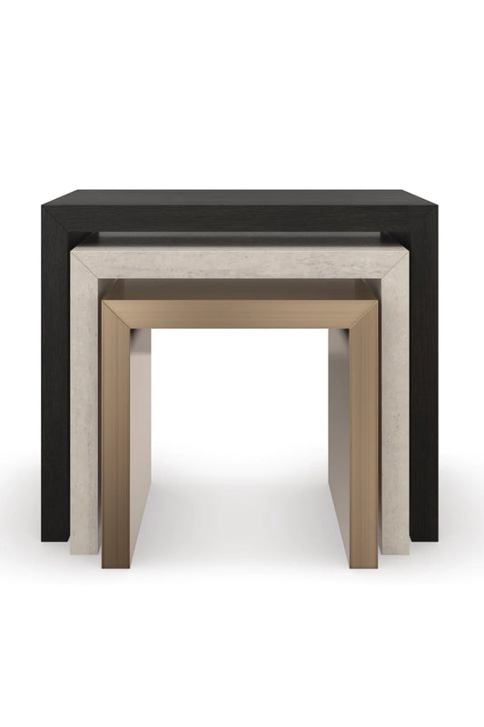 Luxury Nesting Coffee Table Modern Italian Style for Villa