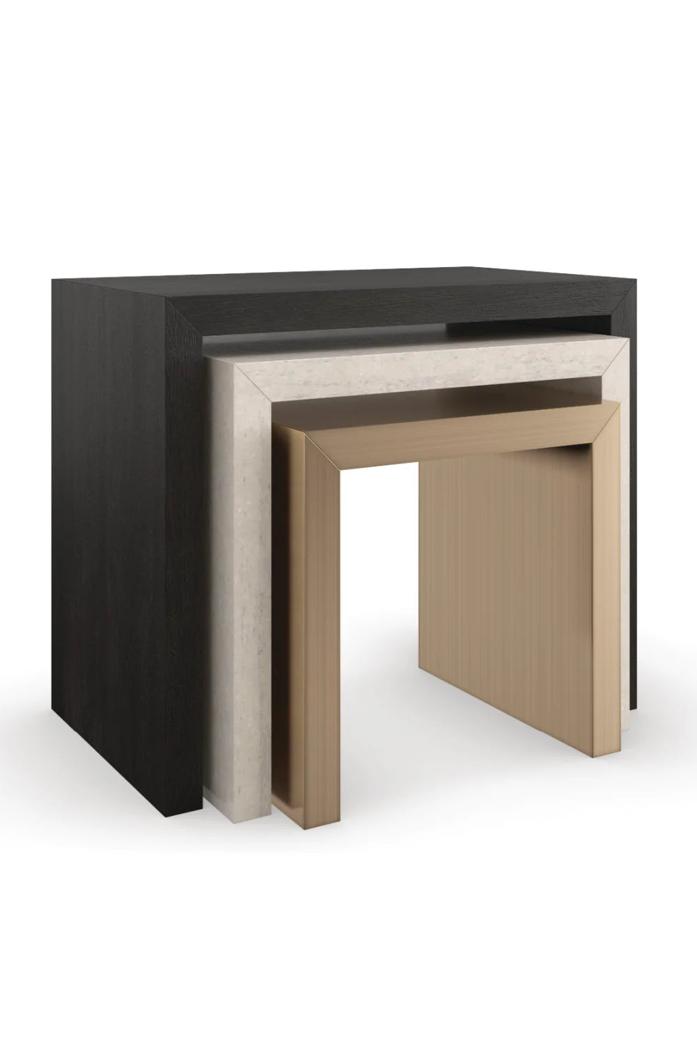 Luxury Nesting Coffee Table Modern Italian Style for Villa