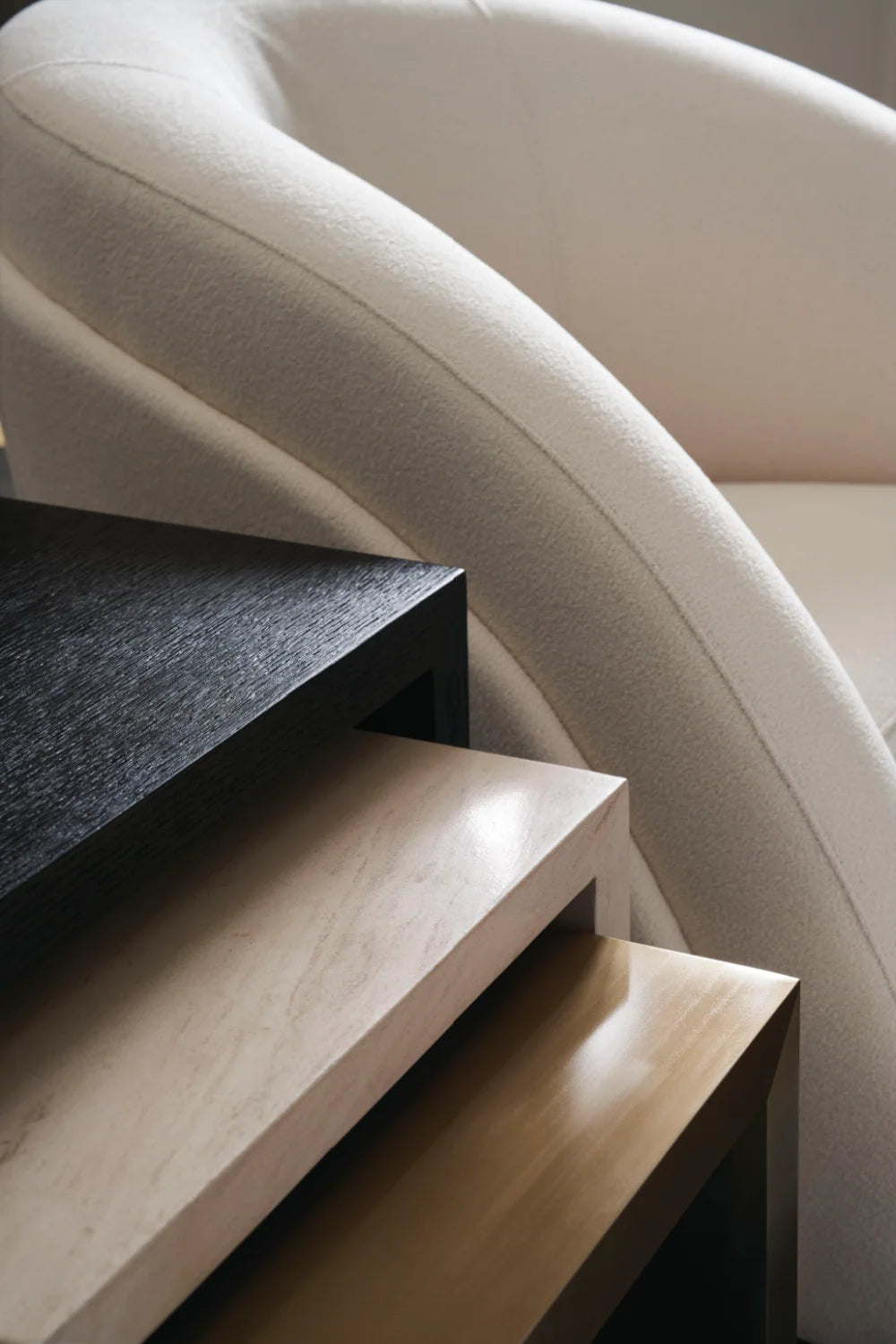 Luxury Nesting Coffee Table Modern Italian Style for Villa