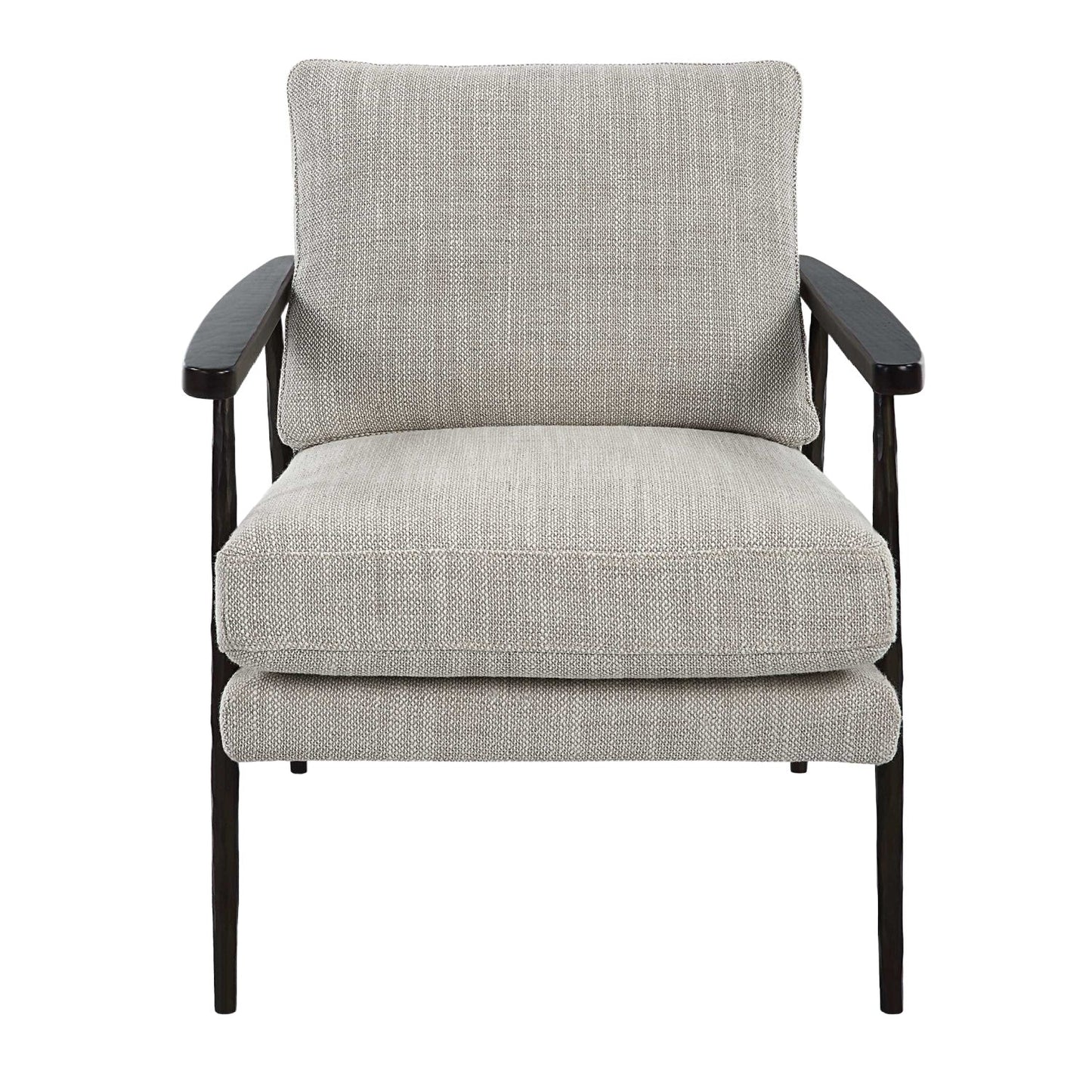 Luxury Neutral Fabric Accent Chair Modern Italian Style for Villa