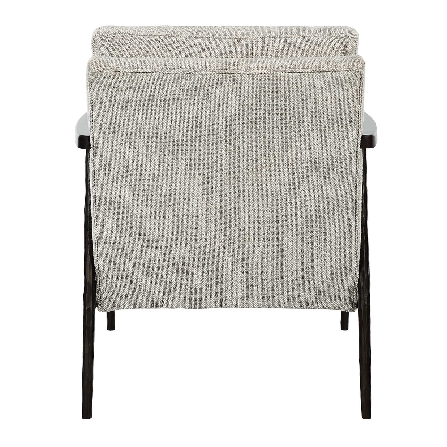 Luxury Neutral Fabric Accent Chair Modern Italian Style for Villa