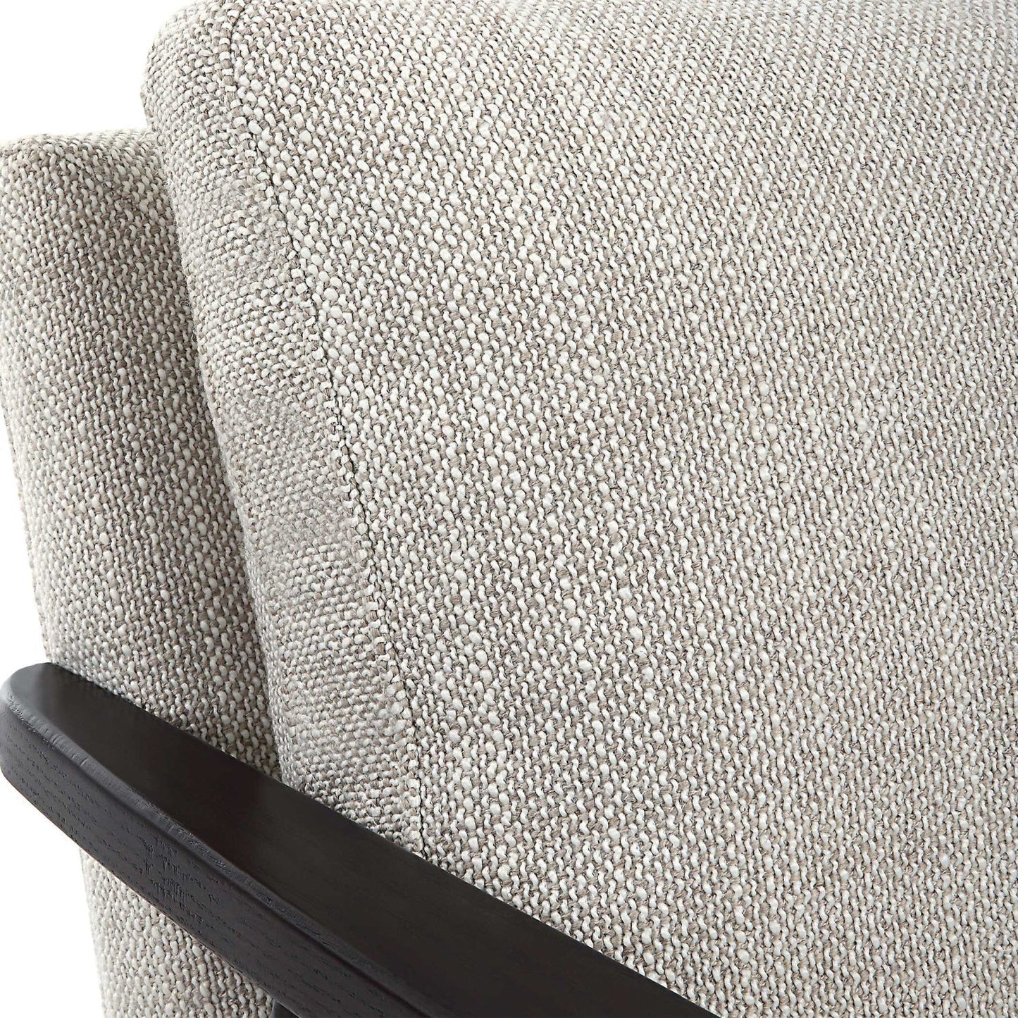 Luxury Neutral Fabric Accent Chair Modern Italian Style for Villa