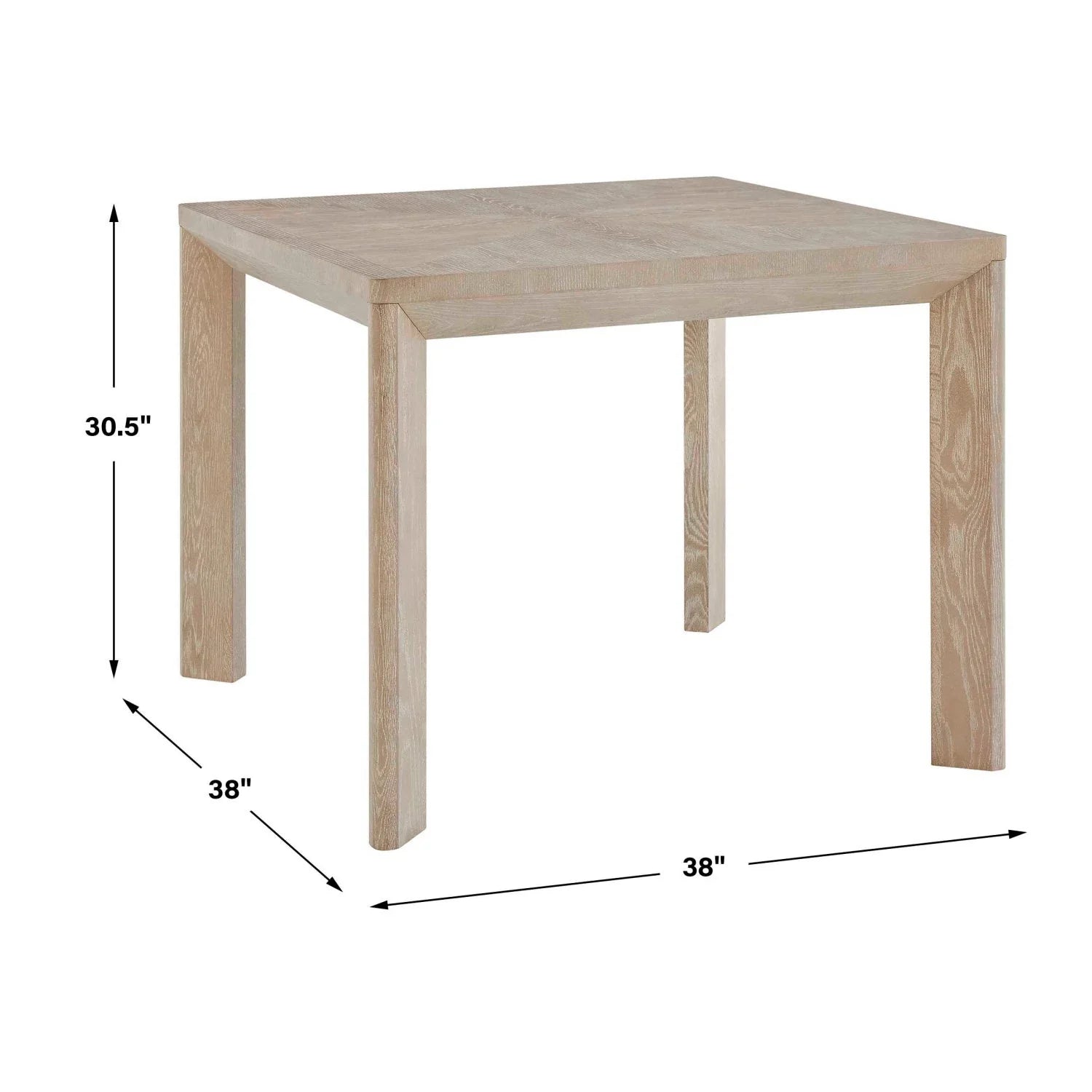 Luxury Noval White Oak Dining Table Modern Italian Style for Villa
