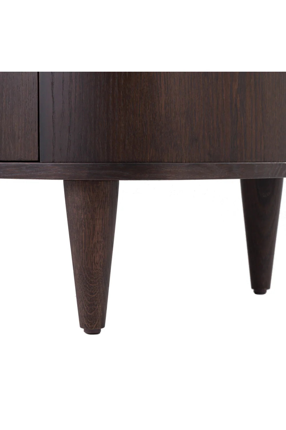 Luxury Oak 3-Door Sideboard European Style for Villa
